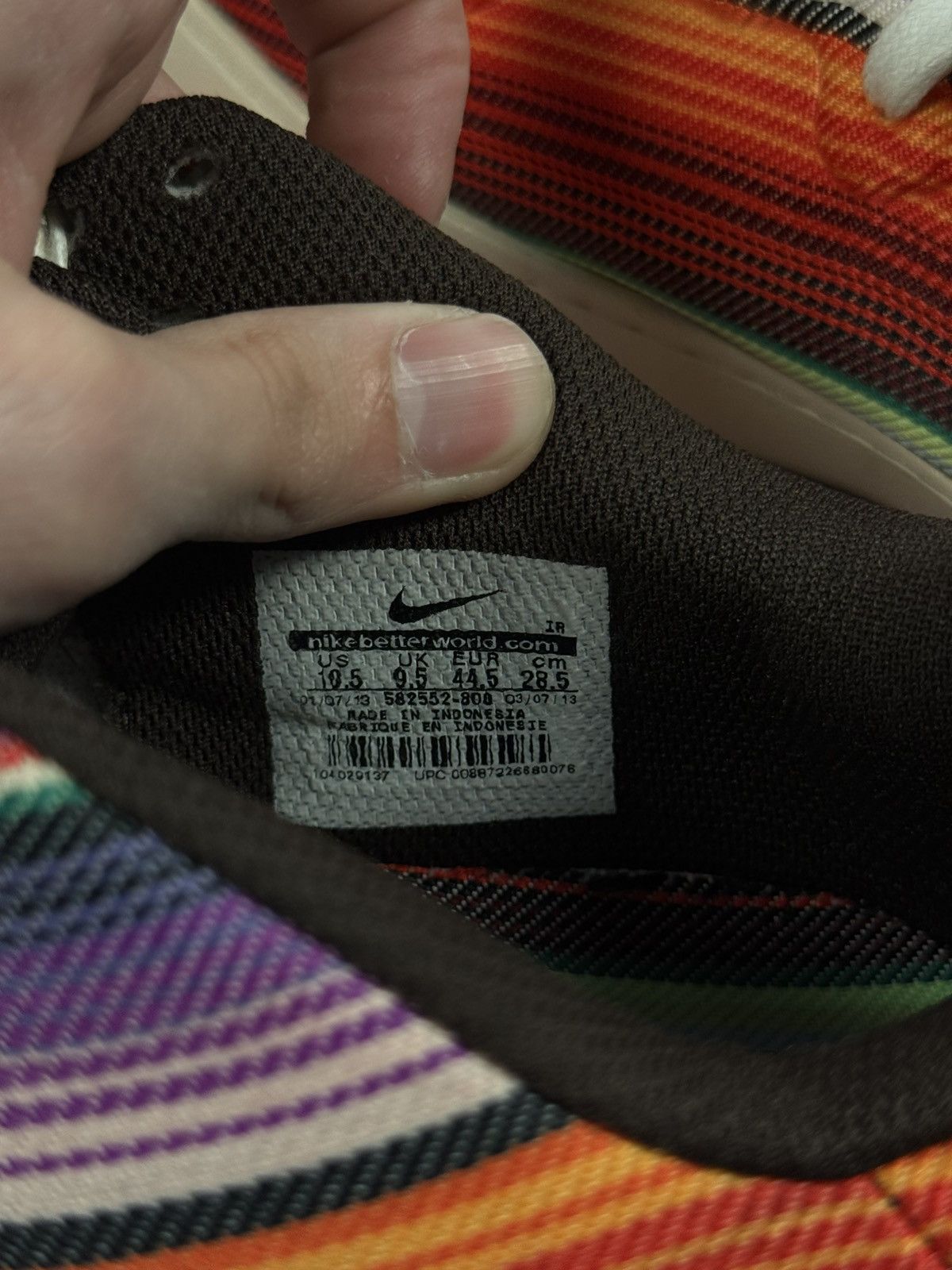 Nike Kobe 8 NSW Mexican Blanket Multicolor Size 10.5 (2013) Size US 10.5 / EU 43-44 - 13 Thumbnail