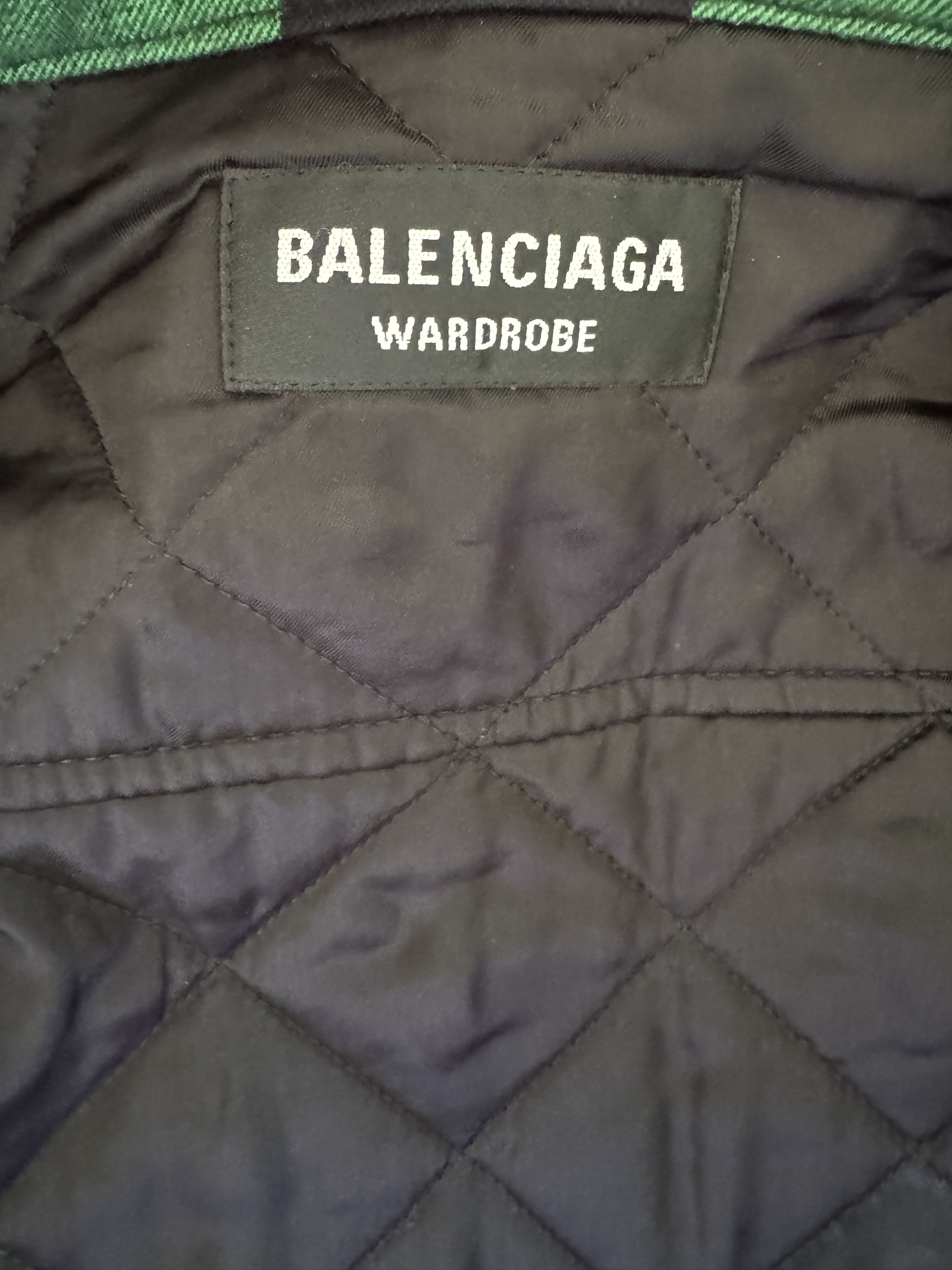 Balenciaga Padded Oversized Check Shirt Size US S / EU 44-46 / 1 - 20 Thumbnail