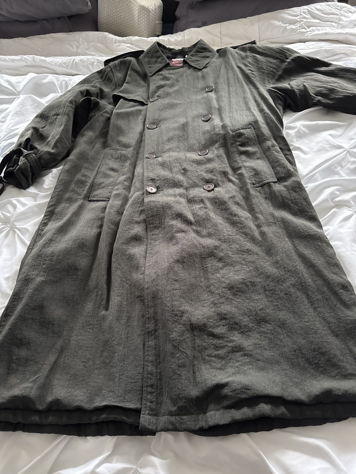 Giorgio Armani Giorgio Armani Double Breasted Coat Size US XXL / EU 58 / 5 - 3 Thumbnail
