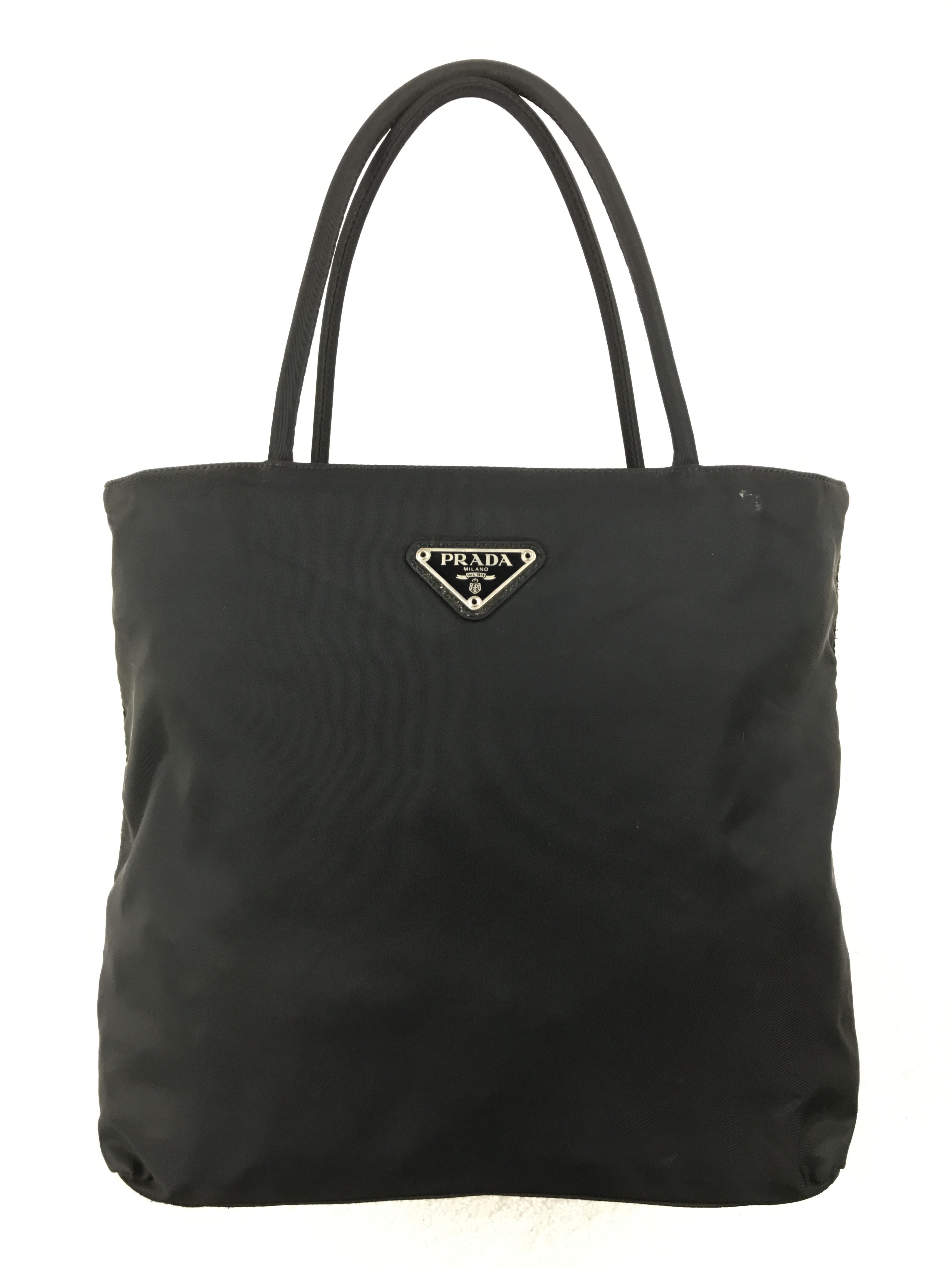 image of Vintage Prada Nylon Totebag in Black, Women's