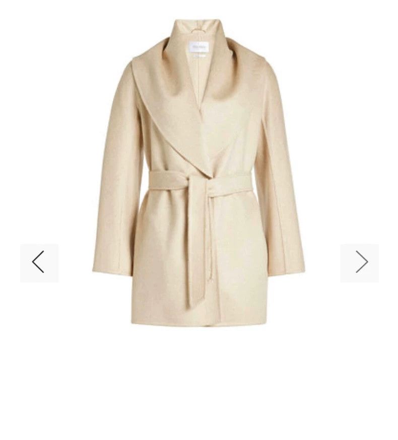 Max Mara Max Mara Beige double-faced cashmere coat Size L / US 10 / IT 46 - 8 Thumbnail