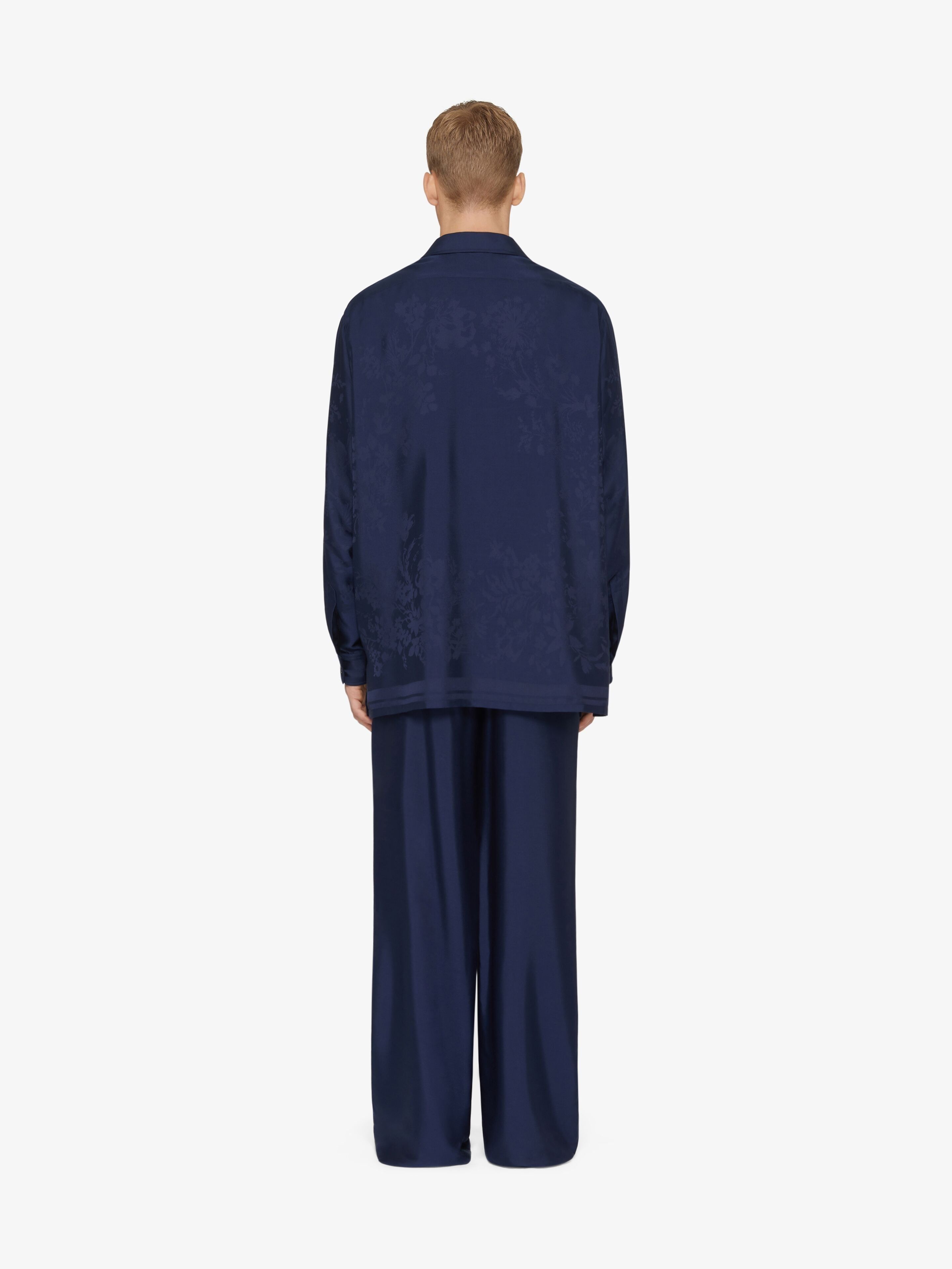Givenchy o1w1db10925 Long Sleeve Overshirt in Blue Size US S / EU 44-46 / 1 - 4 Thumbnail
