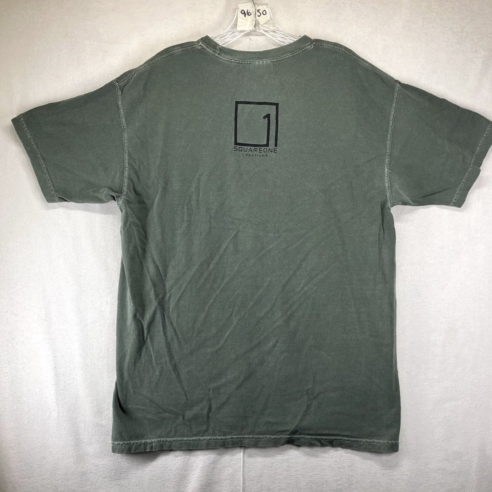 Vintage Bicycle T Shirt Sage Green Mens Large Mood Graphic Cotton Squareone Creations Size US L / EU 52-54 / 3 - 2 Thumbnail