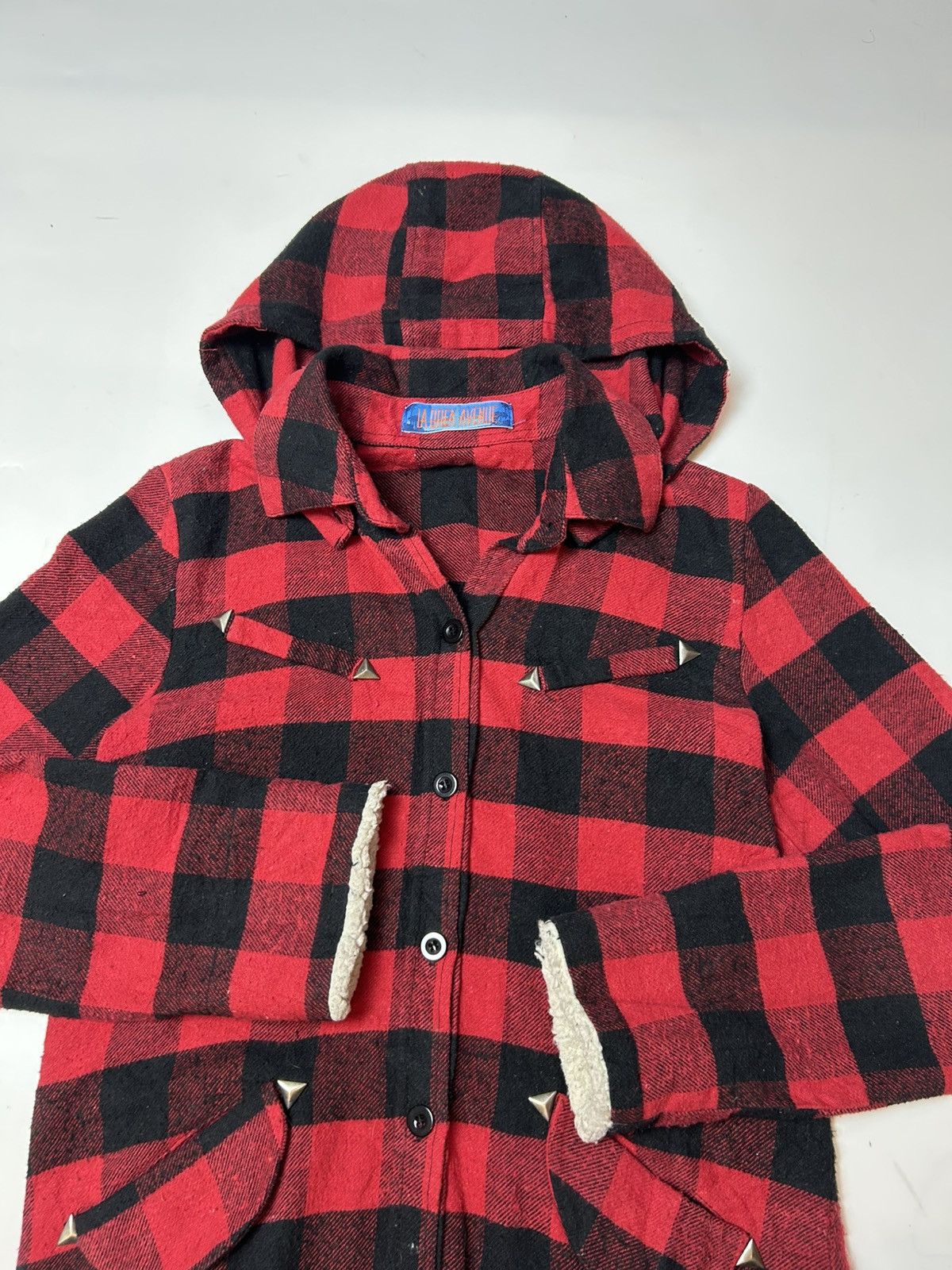 Hysteric Glamour × Japanese Brand LA BREA AVENUE BUTTON UP HOODIE JACKET Size ONE SIZE - 3 Thumbnail