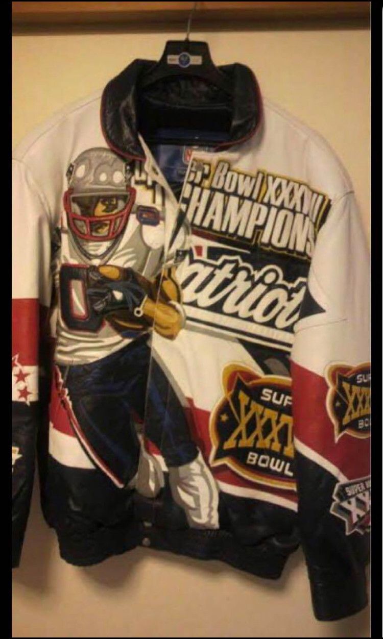 Jeff Hamilton Jeff Hamilton nfl super bowl patriots brady Jacket Reebok Size US XL / EU 56 / 4 - 2 Thumbnail