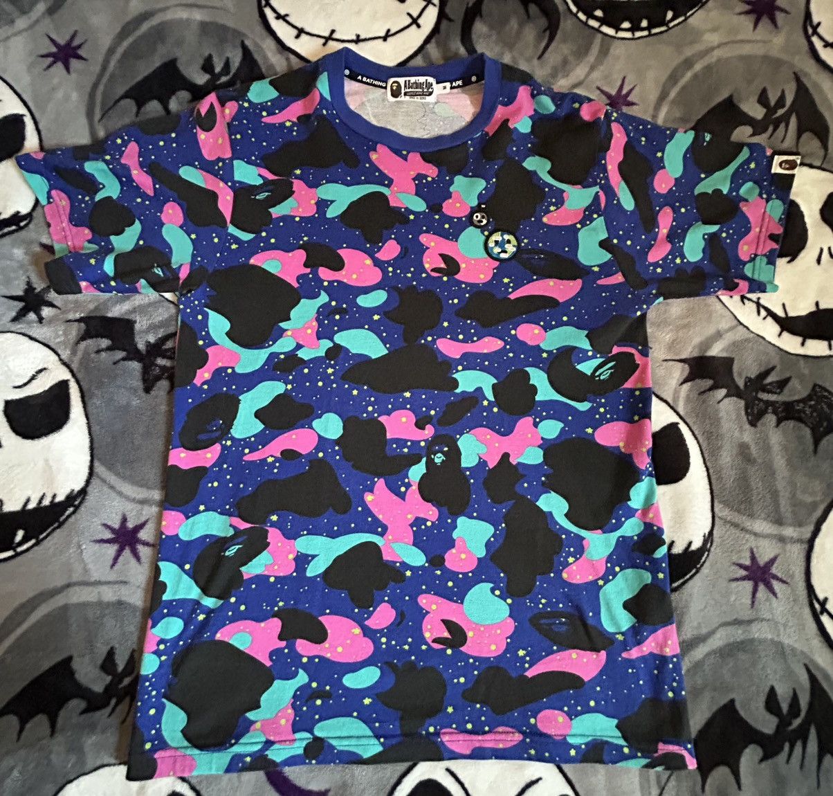 Bape Bape x Kid Cudi Moon Man Camo Tee Size US M / EU 48-50 / 2 - 1 Thumbnail