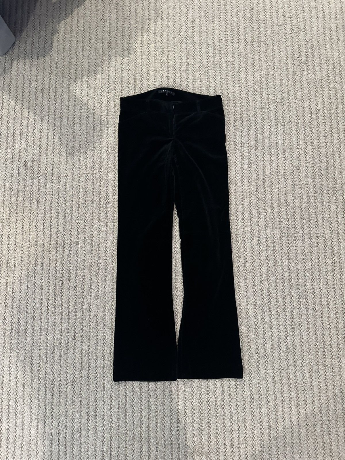 Theory Vintage Black Velour Theory Pant Size 27" / US 4 / IT 40 - 1 Thumbnail