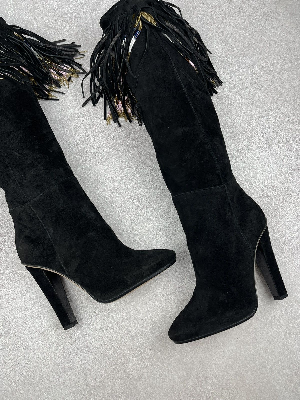 Jimmy Choo Jimmy Choo Suede Heels Boots Size 38 Size US 8 / IT 38 - 4 Thumbnail