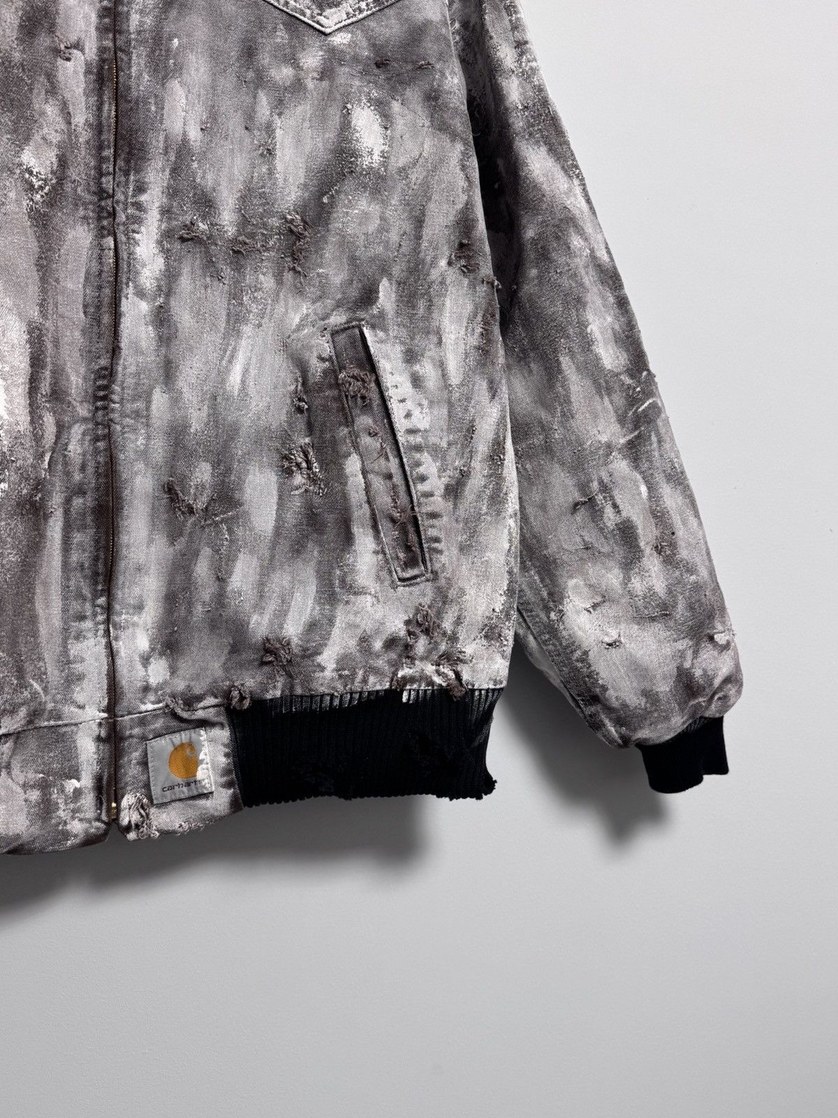 Carhartt Vintage Carhartt Jacket white Brown Y2K style Size US XL / EU 56 / 4 - 2 Thumbnail