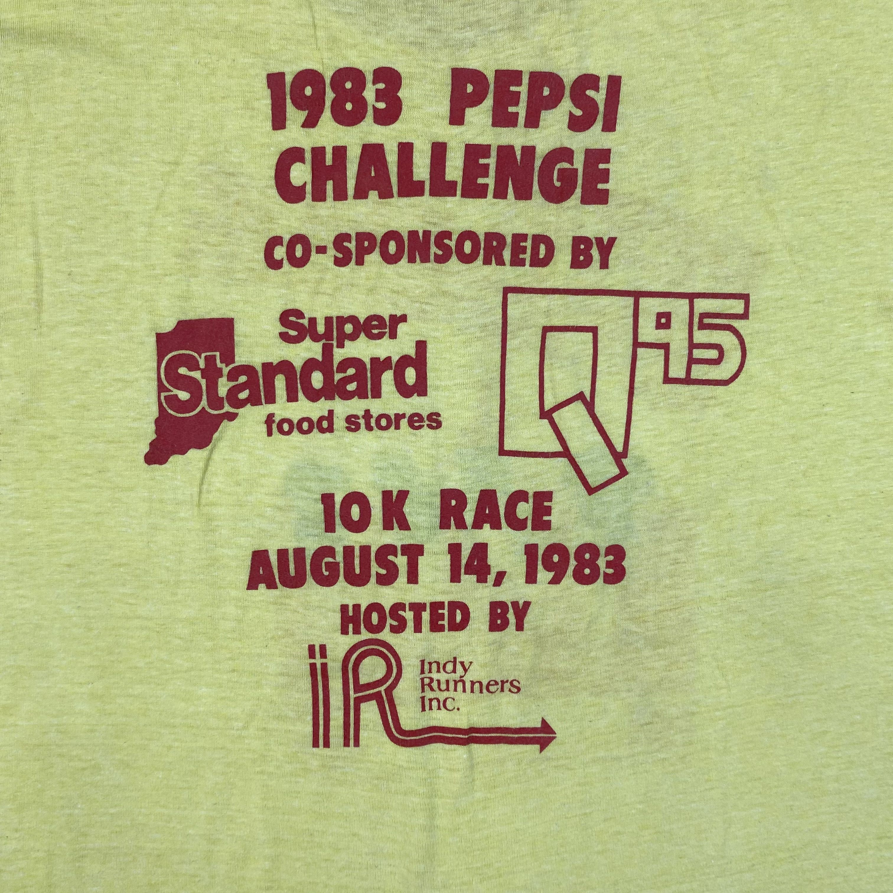 Vintage VTG 1983 Pepsi Challenge 10k Ringer Tee TSHIRT-M042 Size US S / EU 44-46 / 1 - 6 Thumbnail