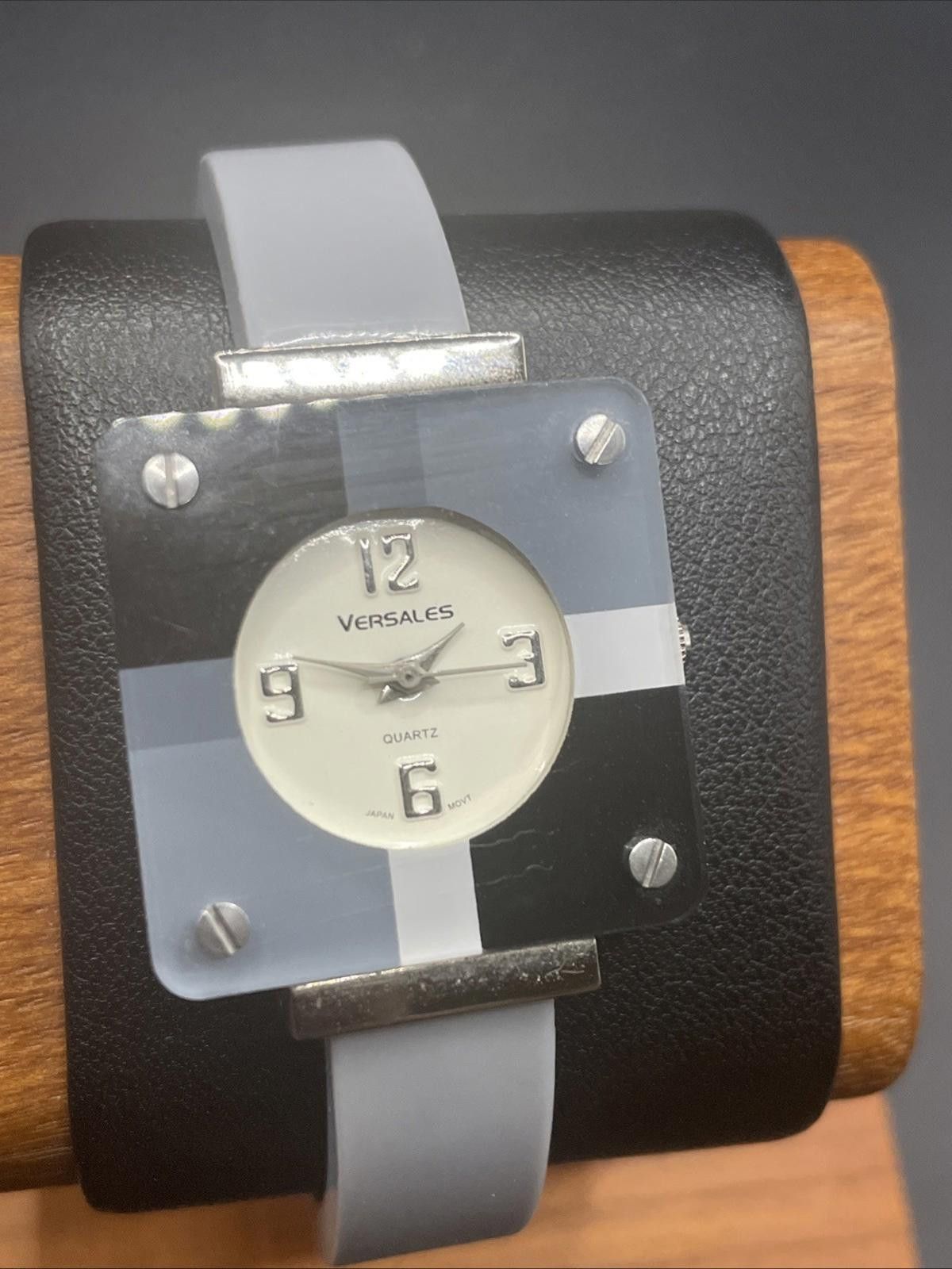 Versace Versales Women's Box Bangle Quartz Watch New Battery Size ONE SIZE - 1 Thumbnail