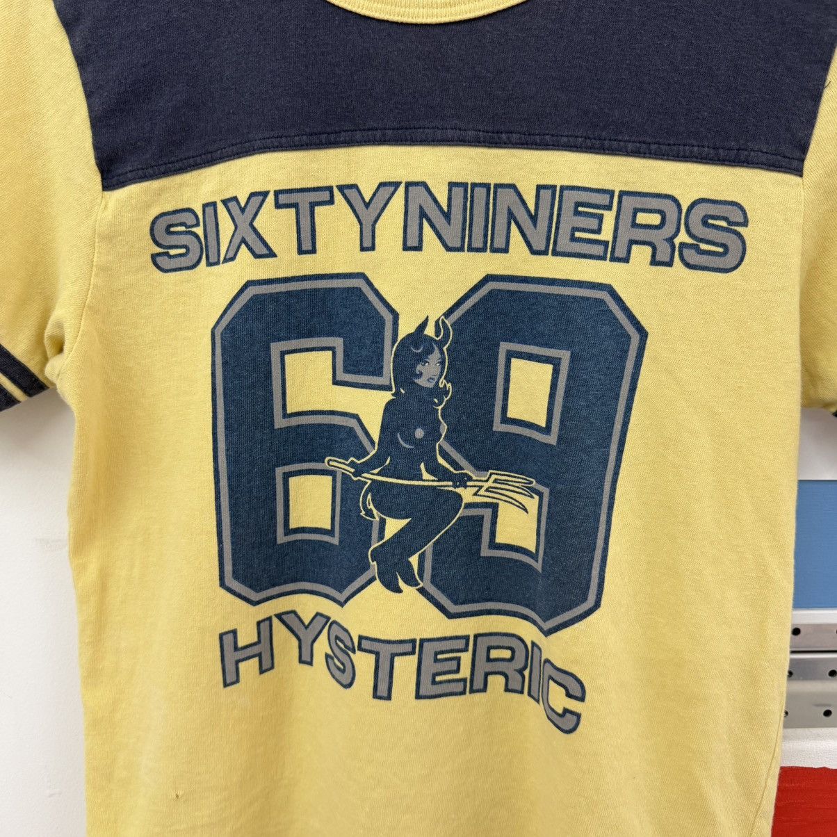 Hysteric Glamour Hysteric Glamour "Sixtyniners" Devil Girl Ringer Tee Size US S / EU 44-46 / 1 - 2 Thumbnail