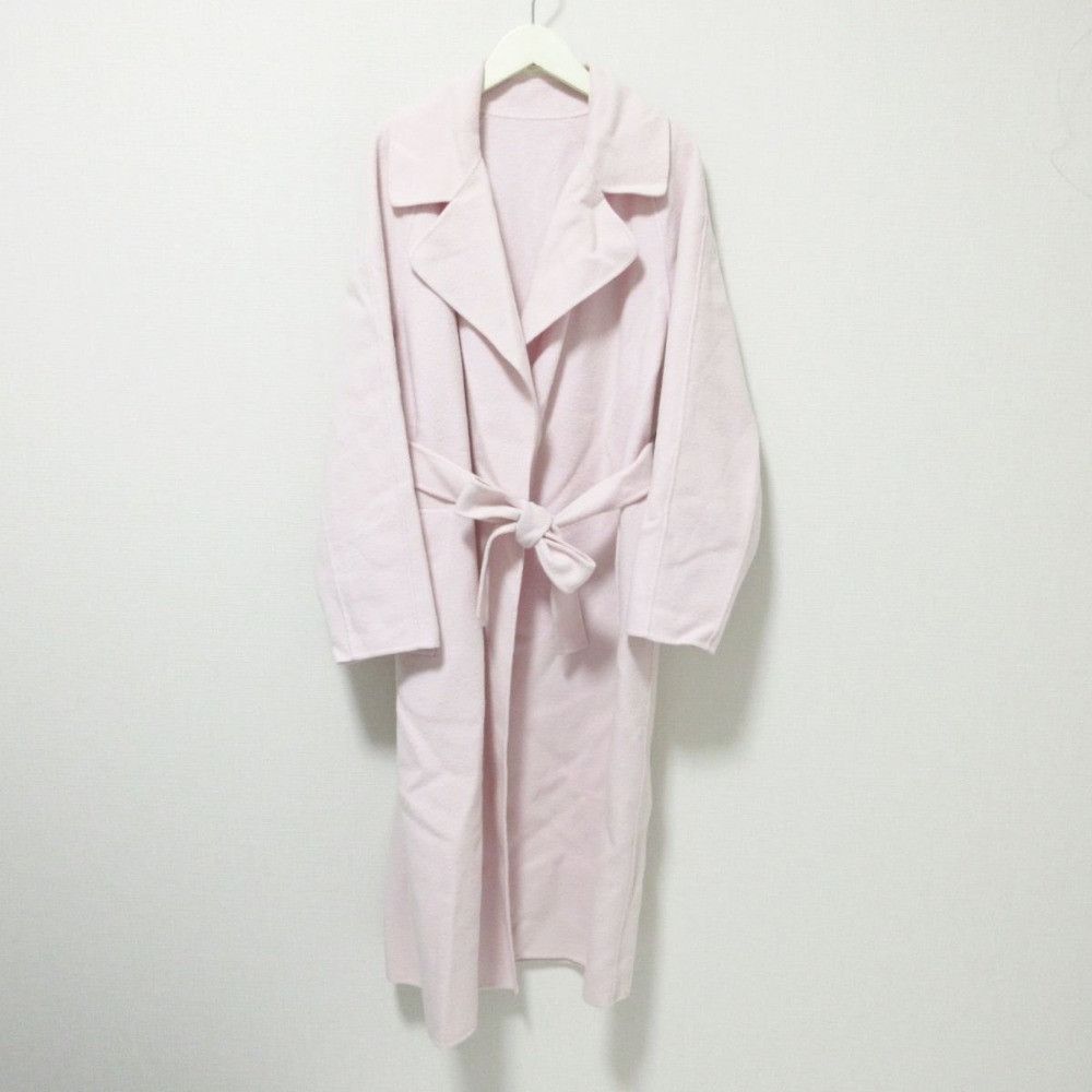 Other Other ANAYI Wool Long Coat Leather Outerwear DUTY FREE for USA Size ONE SIZE - 1 Thumbnail