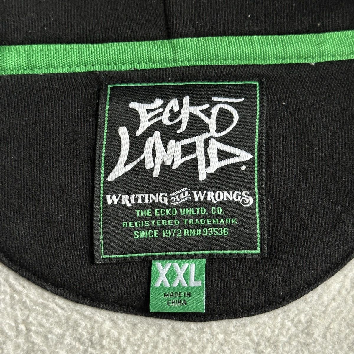 Ecko Unltd. Vintage Y2K Ecko Unltd. Embroidered Graffiti Zip Up Hoodie Size US XXL / EU 58 / 5 - 3 Thumbnail