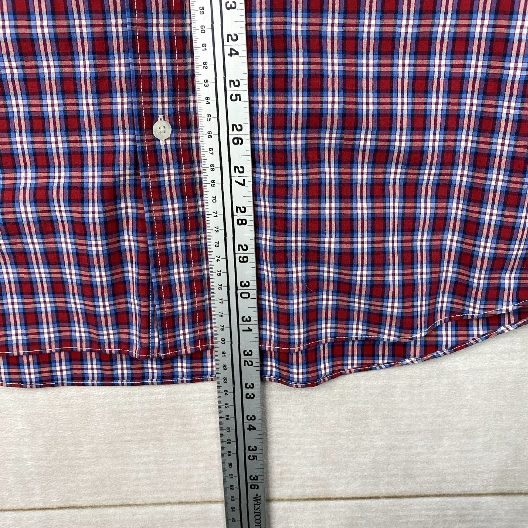 Vintage L.L. Bean Shirt Mens XL Red White Blue Plaid Traditional Fit Button-Down Long Sleeve Casual Shirt Mens XL Plaid Cotton USA Classic Button-Up Size US XL / EU 56 / 4 - 7 Thumbnail