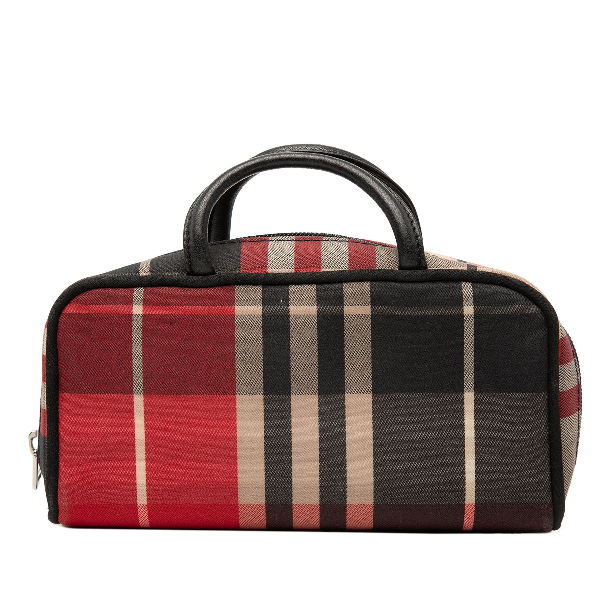 Burberry Mini Exploded Check Canvas Handbag Size ONE SIZE - 1 Thumbnail