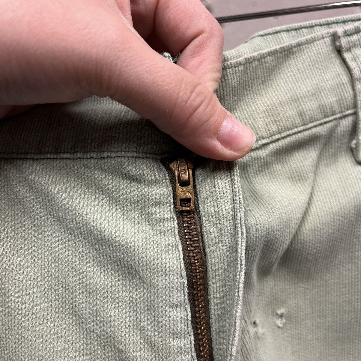 Levi's Levi's Green Corduroy 1970s Flare Leg Talon Zipper 32 Pants Size US 32 / EU 48 - 4 Thumbnail