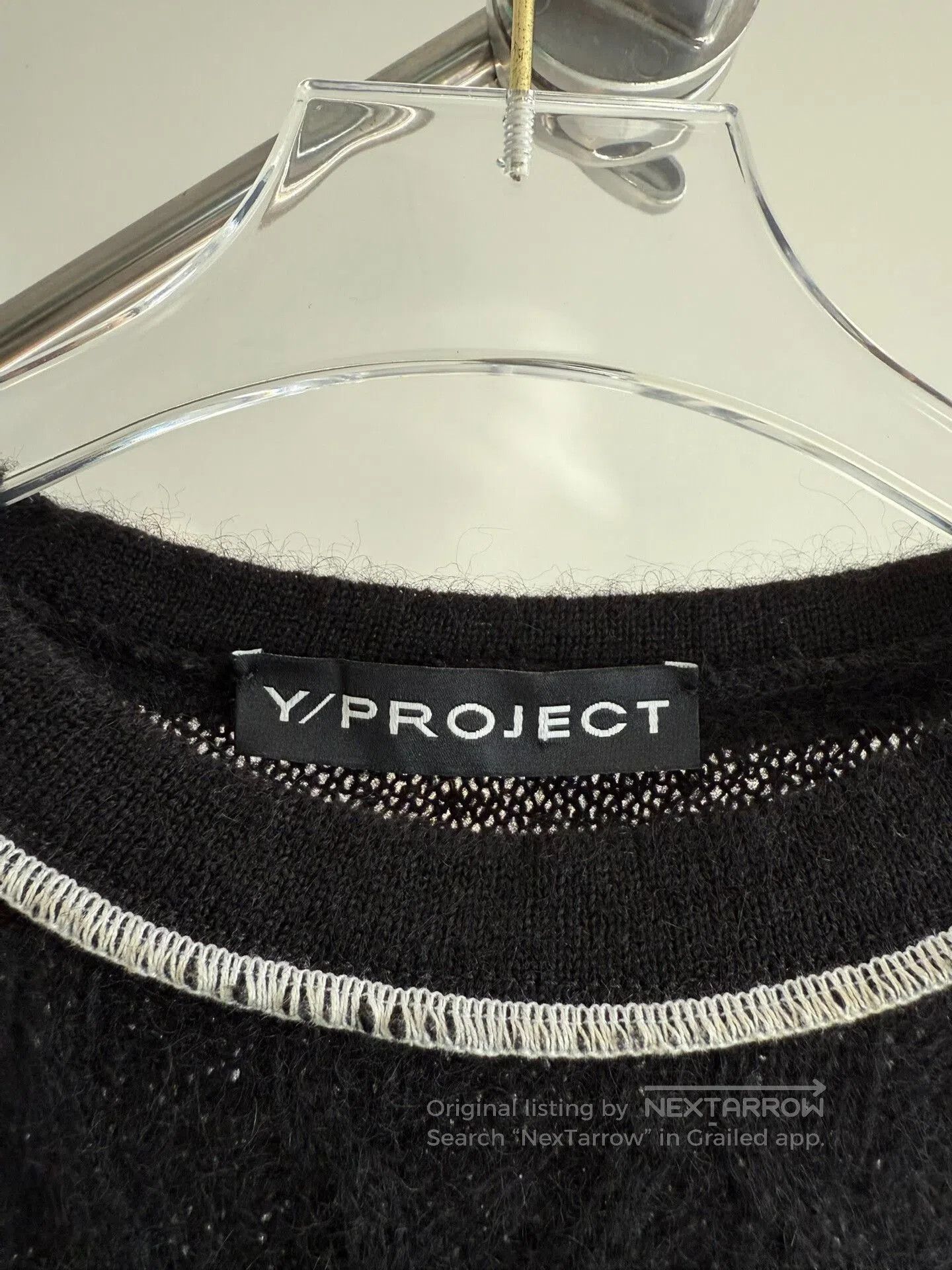 Y/Project Y Project Striped Mohair Sweater. Size US L / EU 52-54 / 3 - 3 Thumbnail