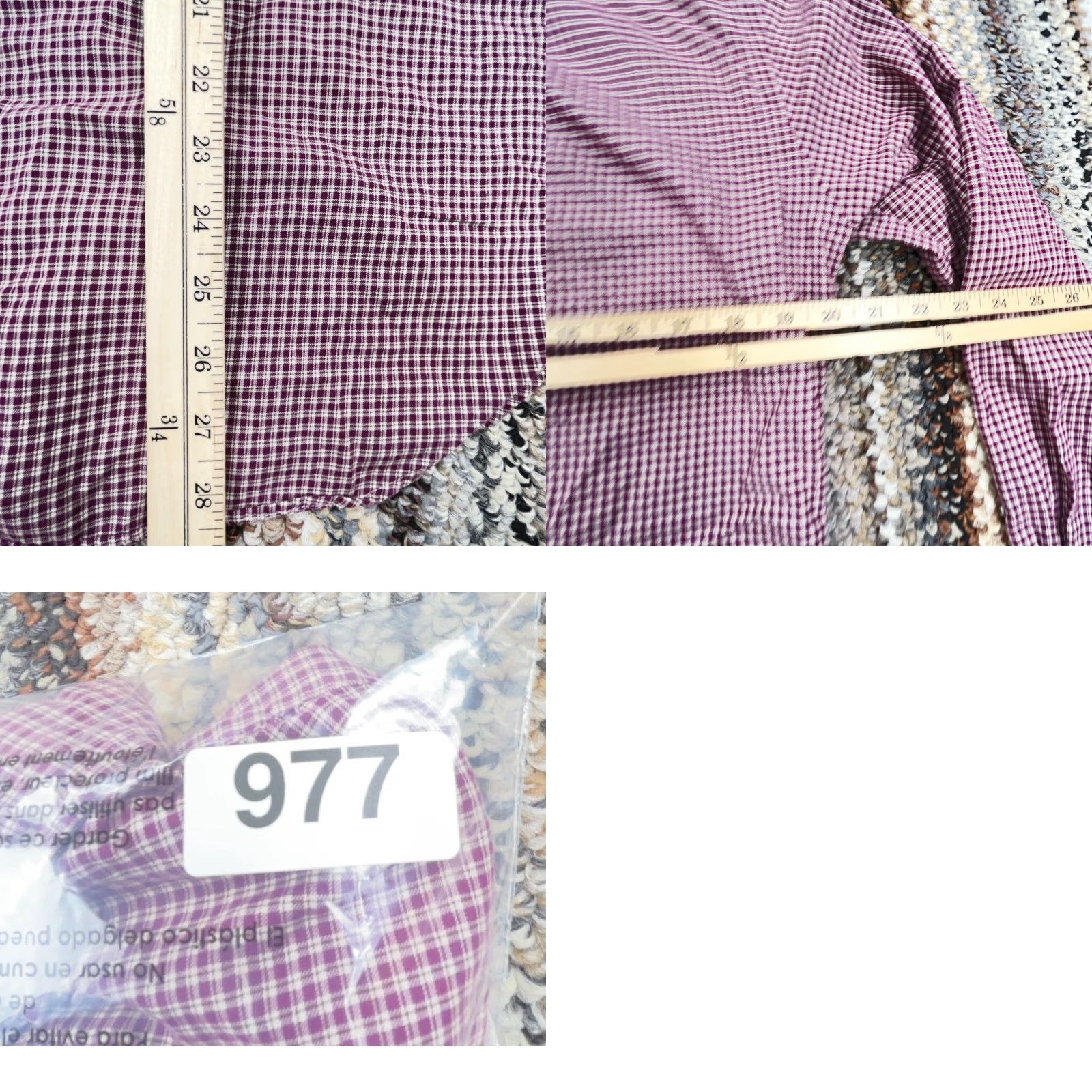Ralph Lauren Ralph Lauren Shirt Men's Small Red Plaid Button-Up Classic Fit Dress Casual Long Sleeve Size 36R - 8 Thumbnail