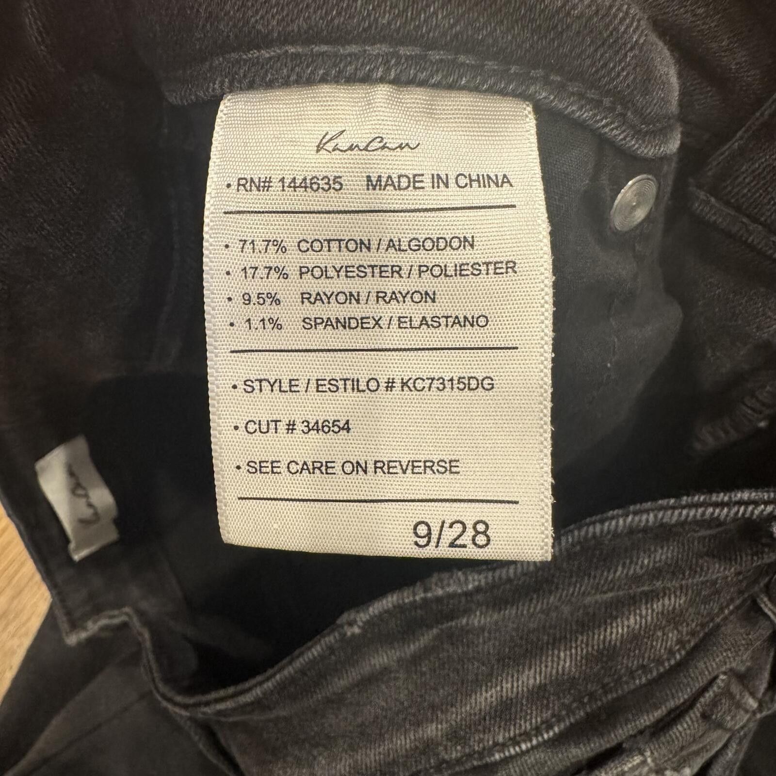 Kancan USA Kancan Black Flared Jeans Size 9/28 Size 28" / US 6 / IT 42 - 2 Thumbnail