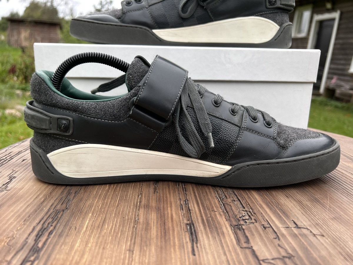 Louis Vuitton Louis Vuitton Elliptic Damier Graphite Low Top Sneakers Size US 7.5 / EU 40-41 - 11 Thumbnail