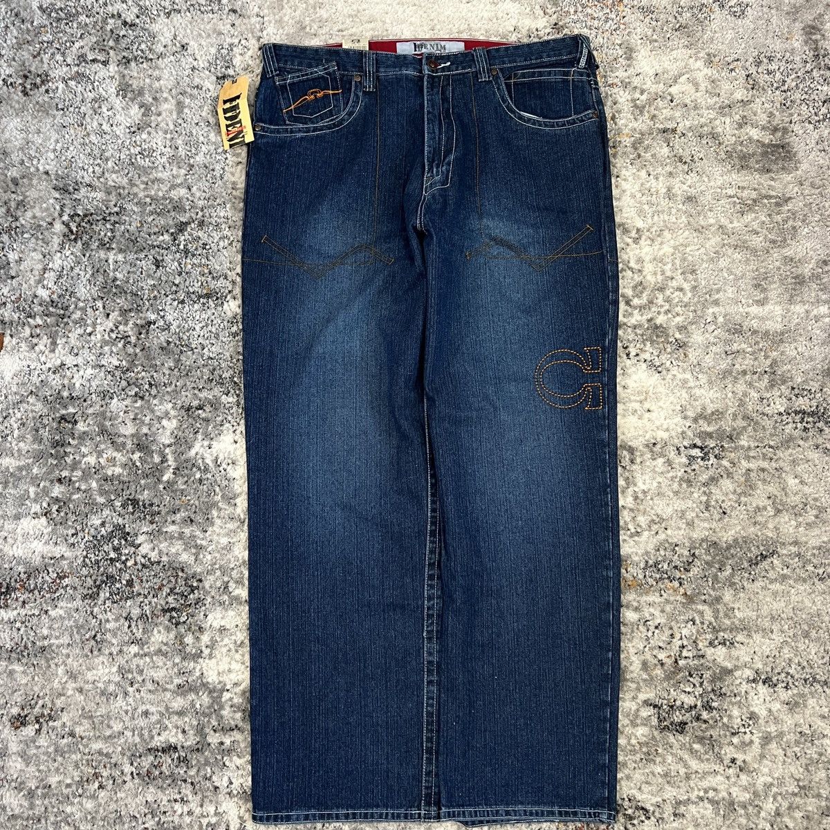 JNCO × Japanese Brand × Vintage Crazy Vintage y2k igniton baggy wide leg unique jeans Size US 38 / EU 54 - 2 Thumbnail
