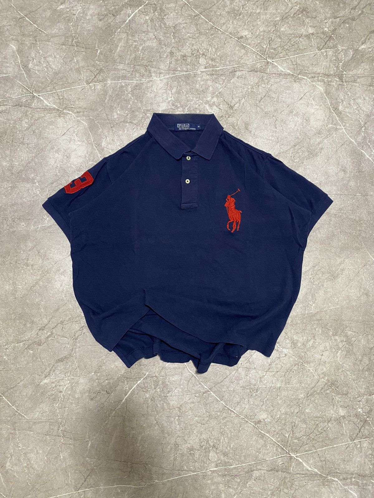 Polo Ralph Lauren Vintage 90s Polo Ralph Lauren Big Pony #3 Polo Chief Keef Size US M / EU 48-50 / 2 - 2 Thumbnail