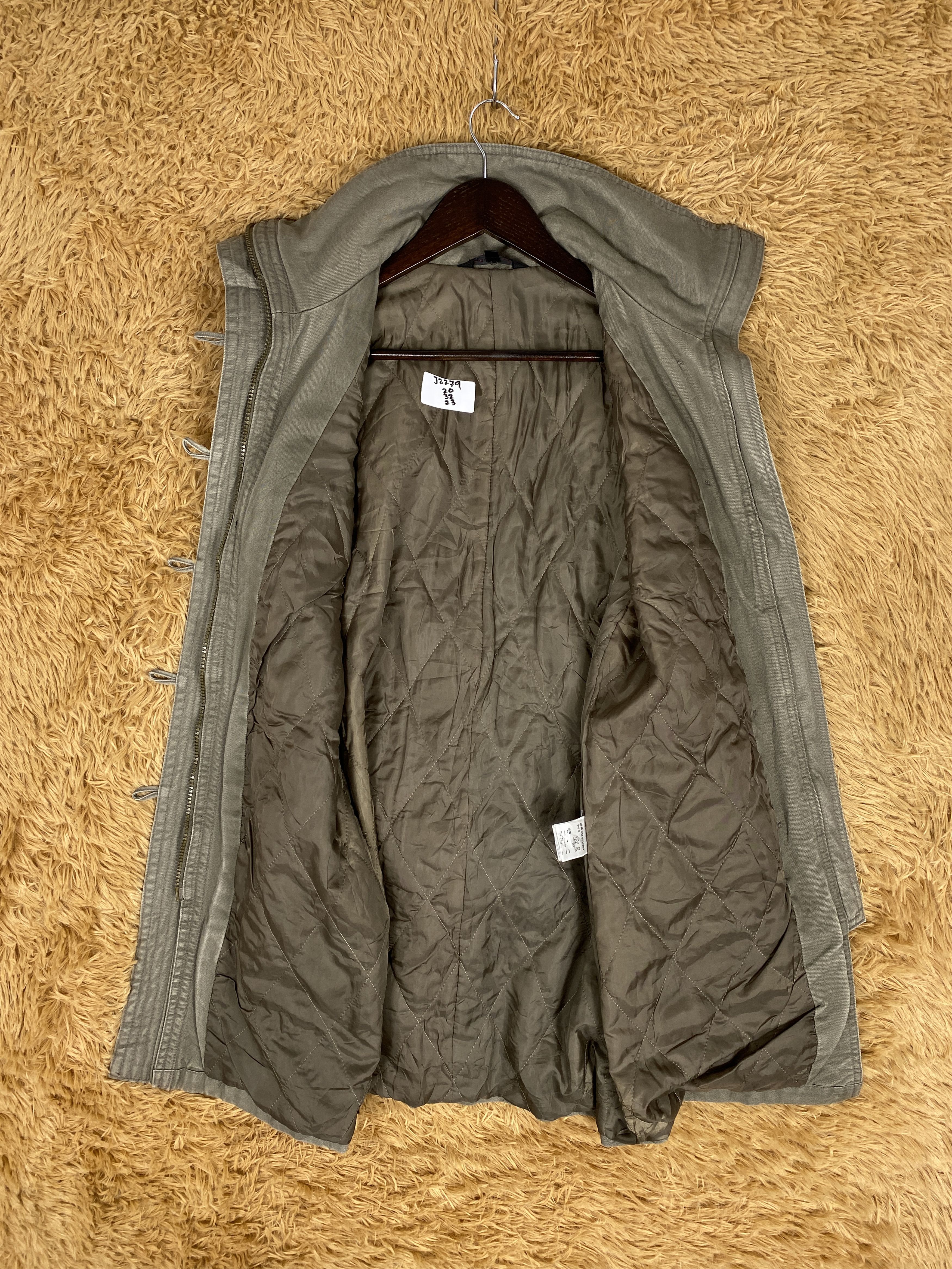 Japanese Brand Vintage Celegossip Quilted Lining Long Jacket J2279 Size US S / EU 44-46 / 1 - 7 Thumbnail