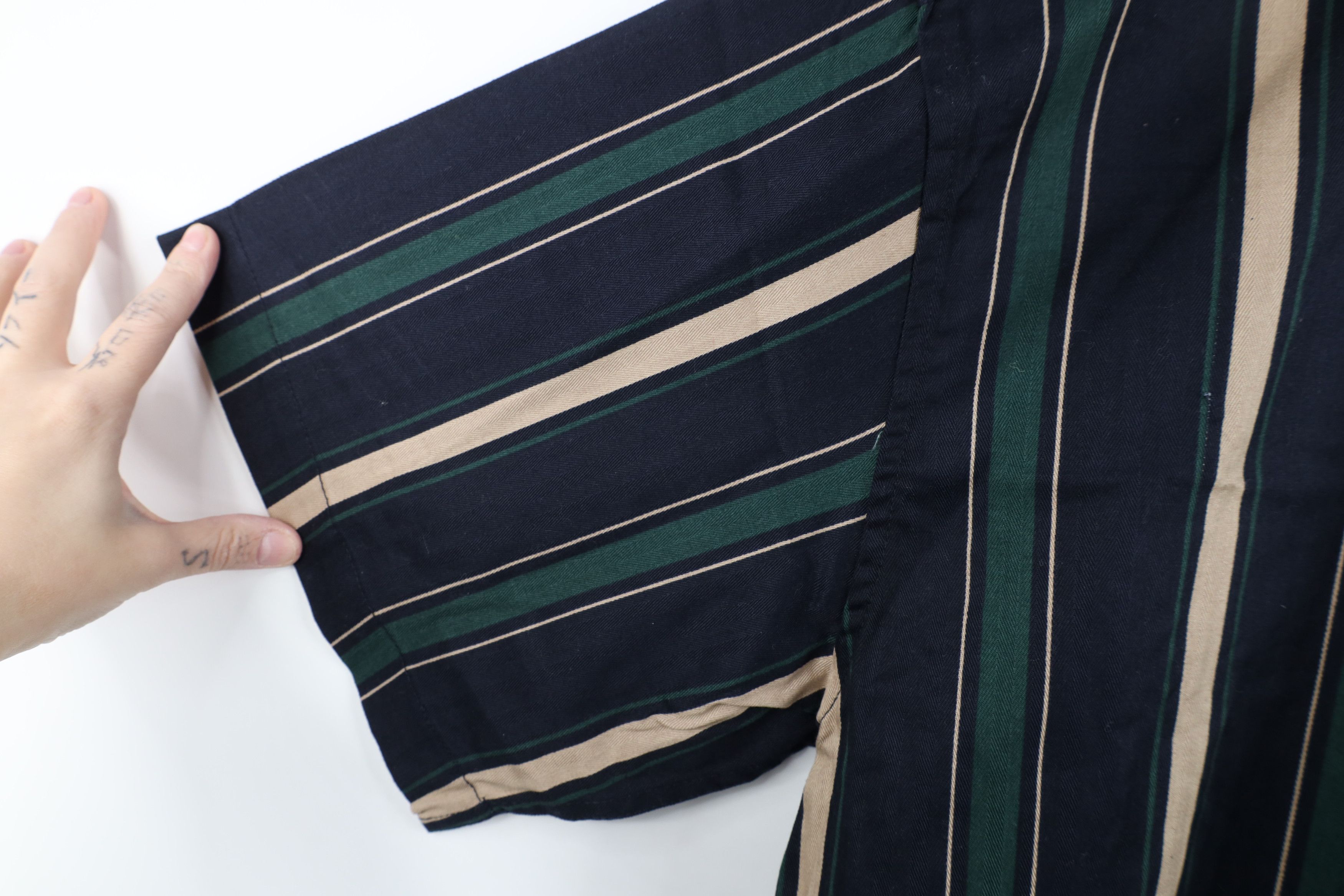 Vintage Deadstock Vintage 90s Y2K Stretwear Baggy Button Down Shirt Size US L / EU 52-54 / 3 - 7 Thumbnail
