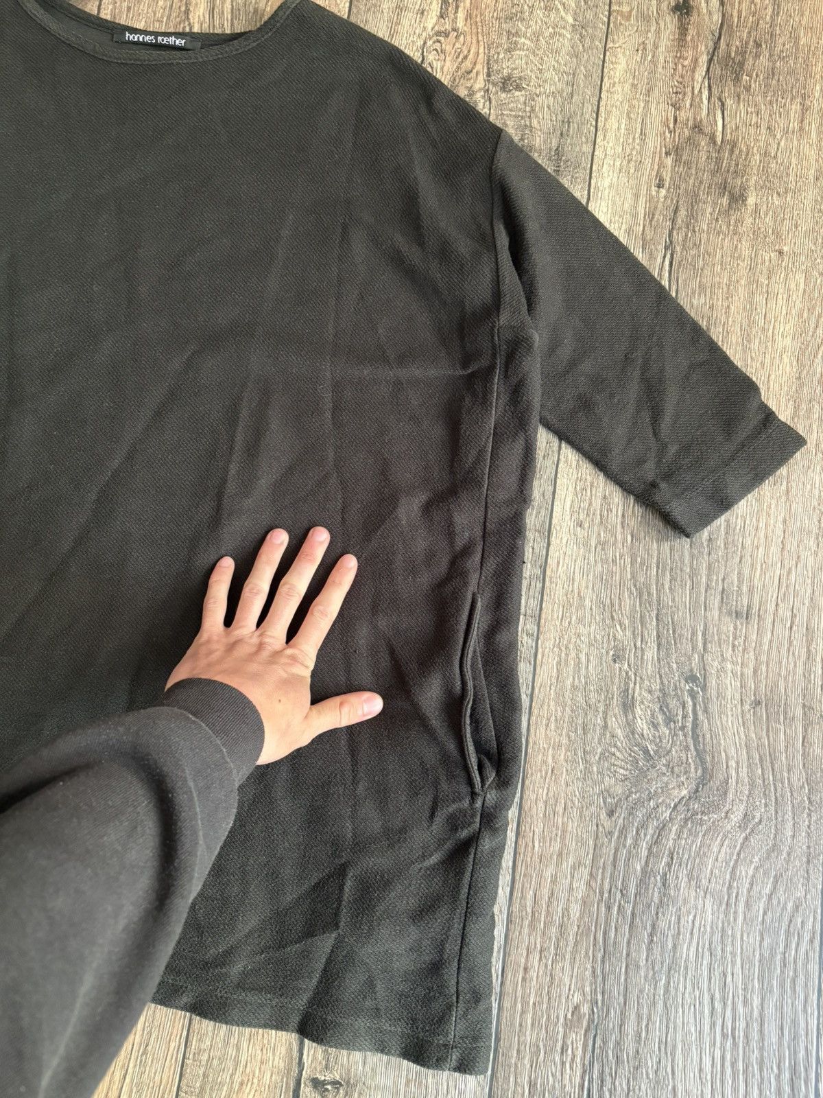 Designer × hannes roether Hannes Roether Asymmetrical Avant Garde Sweatshirt Size XS / US 0-2 / IT 36-38 - 3 Thumbnail