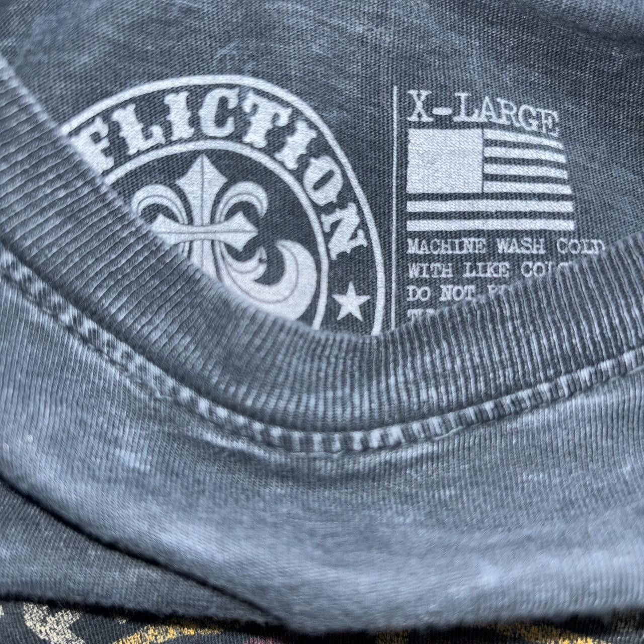 Affliction Affliction black and grey tshirt Size US XL / EU 56 / 4 - 3 Thumbnail