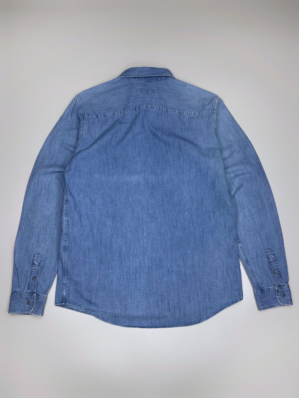 A.P.C. × Japanese Brand × Vintage A.P.C. Denim Shirt Size US M / EU 48-50 / 2 - 7 Thumbnail