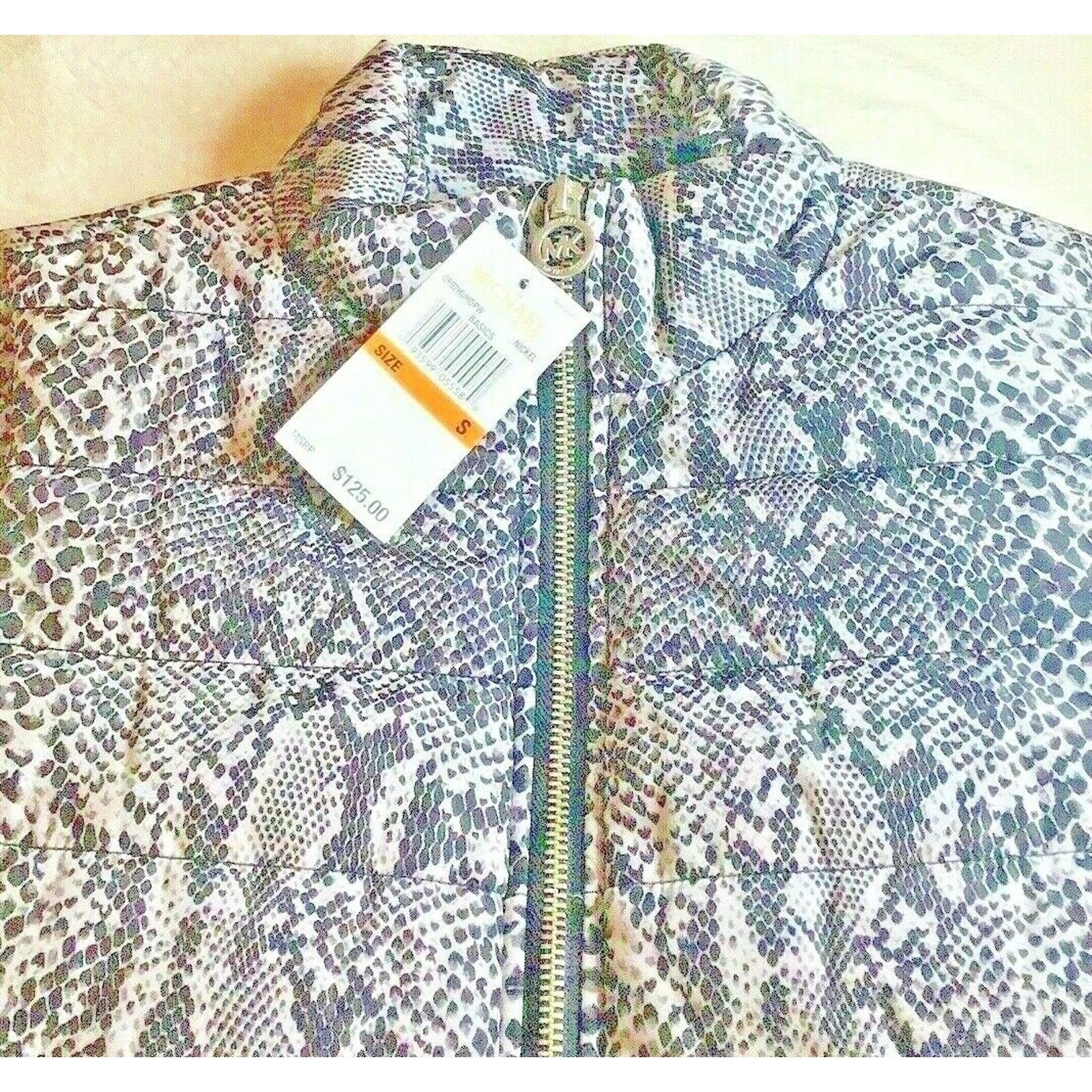 Michael Kors Michael Kors Snake Skin Pattern Vest NWT Size S / US 4 / IT 40 - 1 Thumbnail