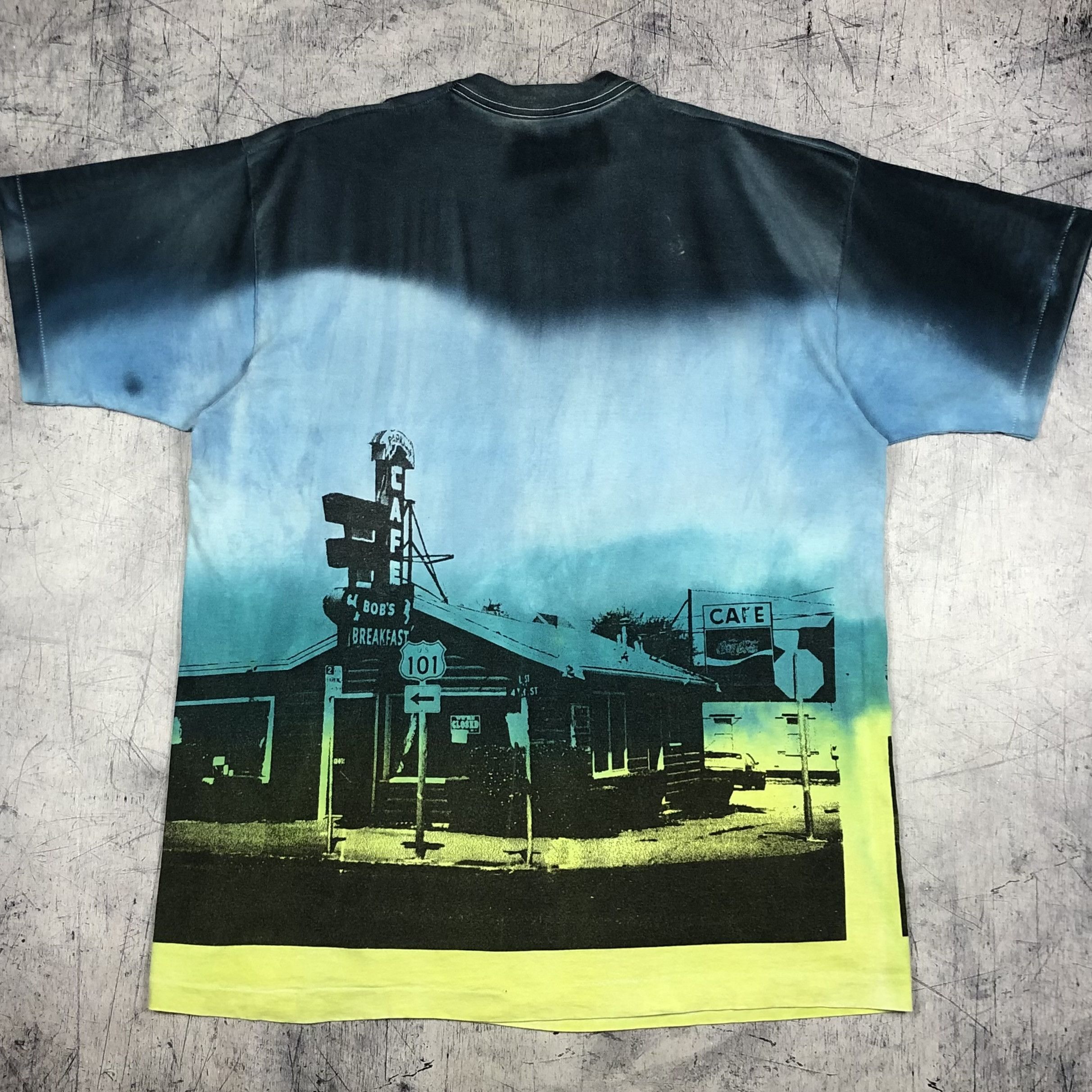 Band Tees 1994 Bon Jovi AOP Cross Road 66 Tee Size US XL / EU 56 / 4 - 3 Thumbnail