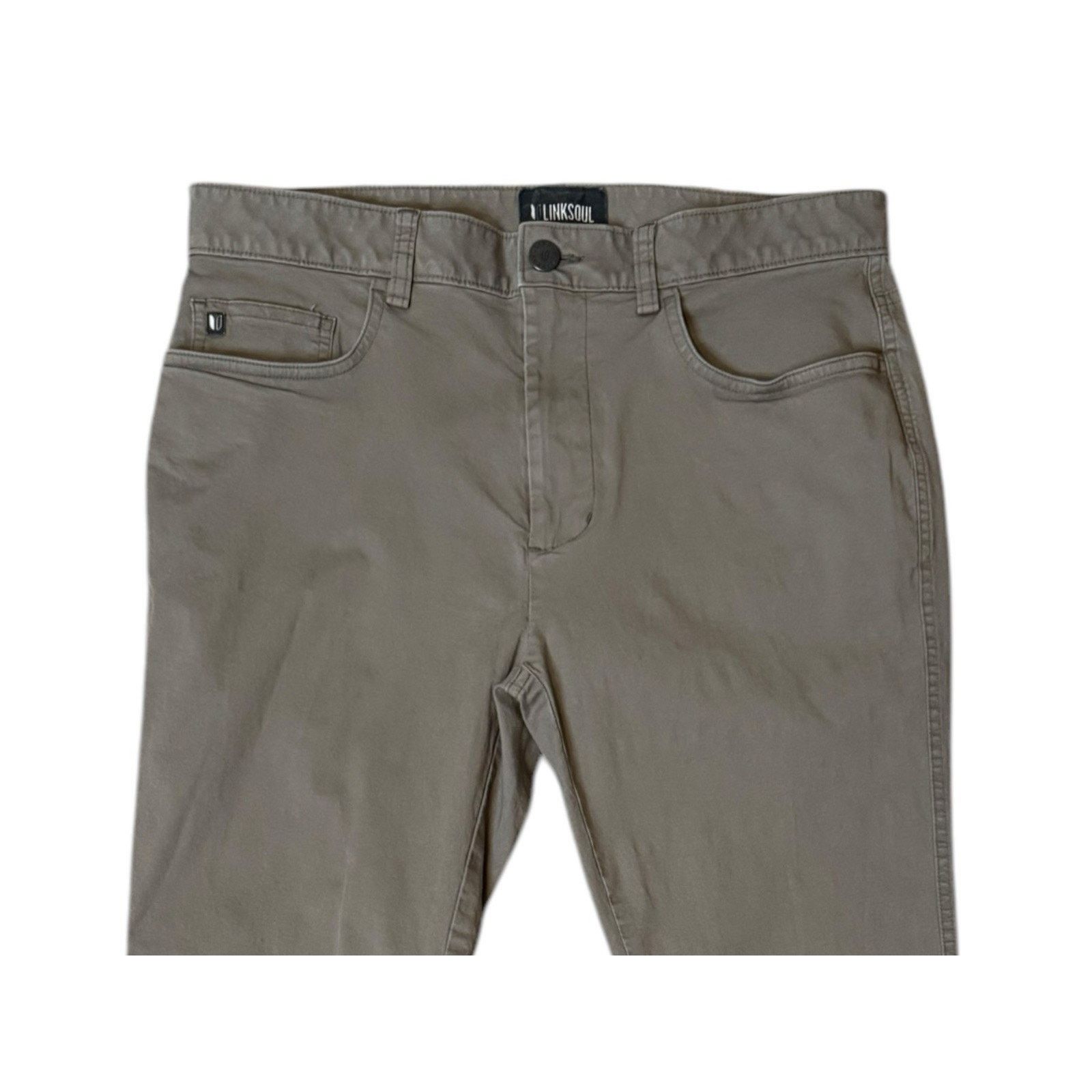 Other Linksoul NEW Heritage Twill Straight Khaki Chino Pants Size US 32 / EU 48 - 2 Thumbnail