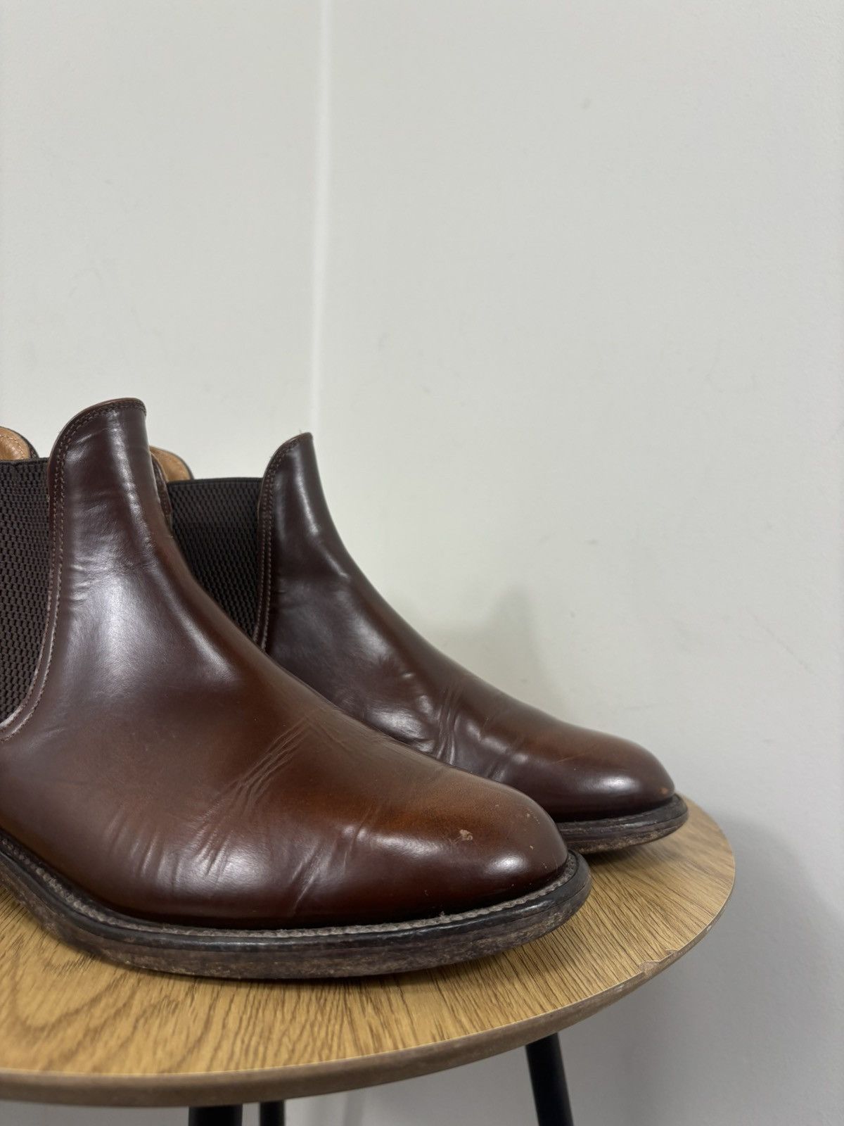 Loake Loake 1880 Shoemaker Men’s Brown Leather Chelsea Boots Size US 7.5 / EU 40-41 - 5 Thumbnail