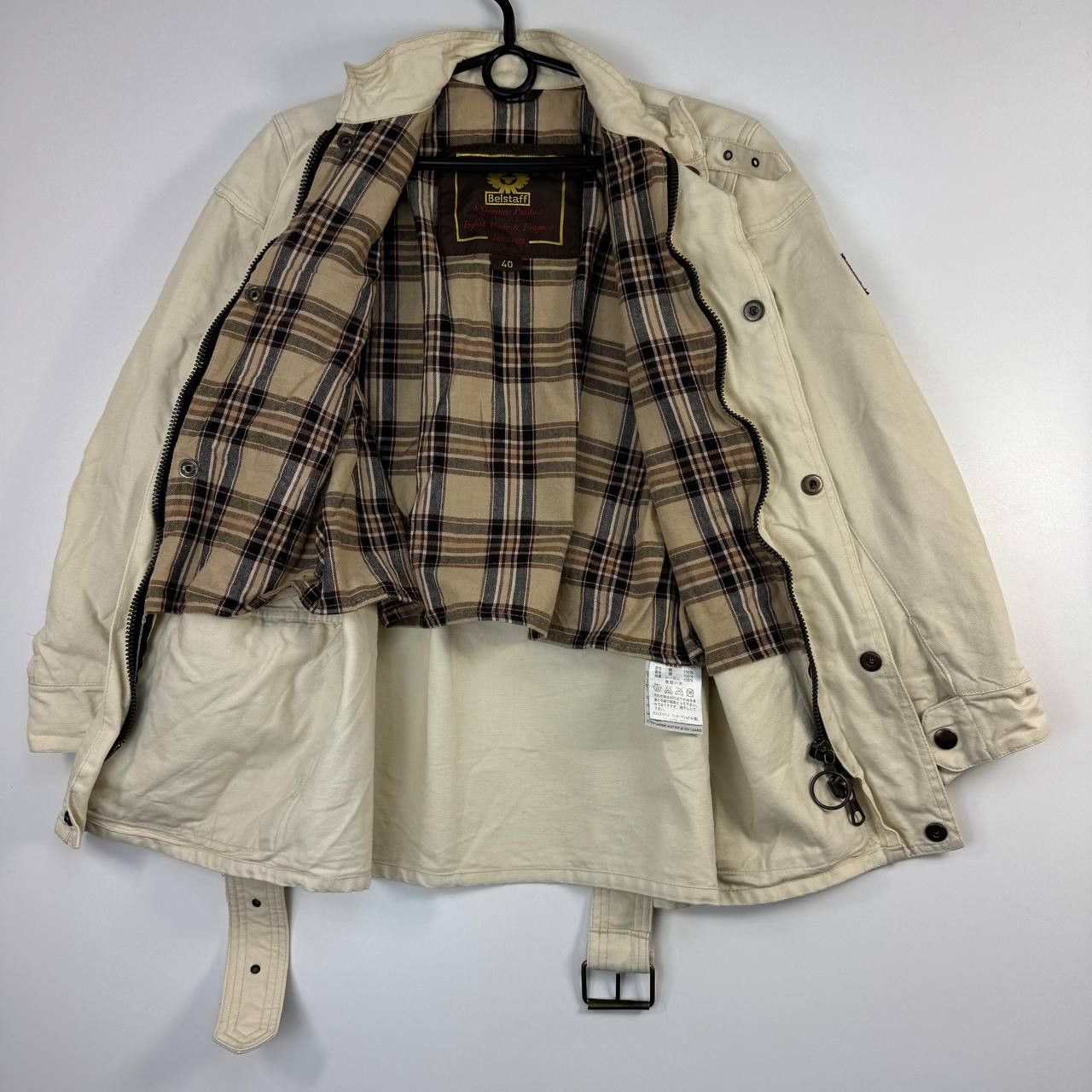 Belstaff Belstaff Belted Field Jacket Cream Women Size M Size M / US 6-8 / IT 42-44 - 5 Thumbnail