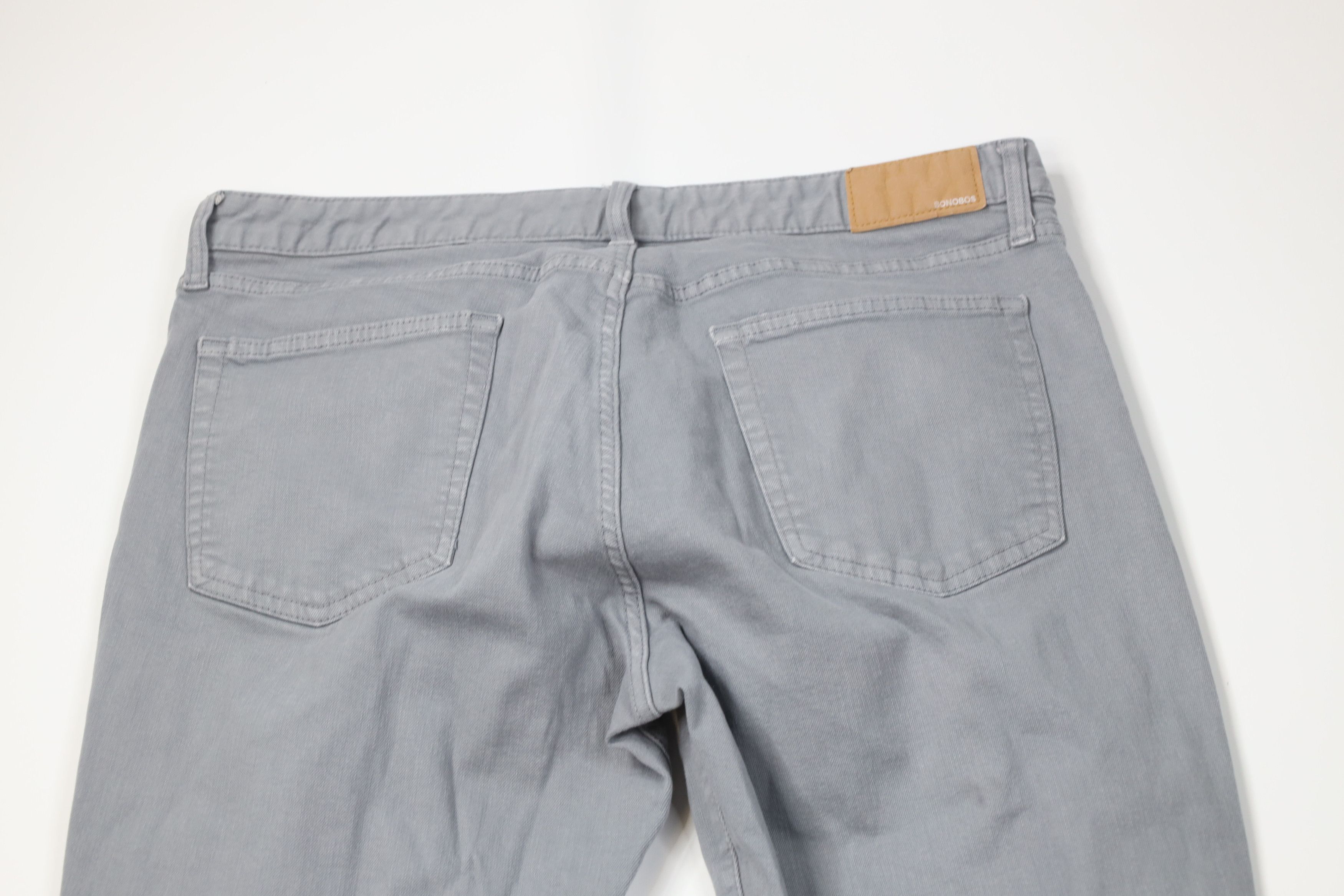 Bonobos Bonobos Faded Slim Fit Tapered Leg Stretch Denim Jeans Gray Size US 38 / EU 54 - 9 Thumbnail