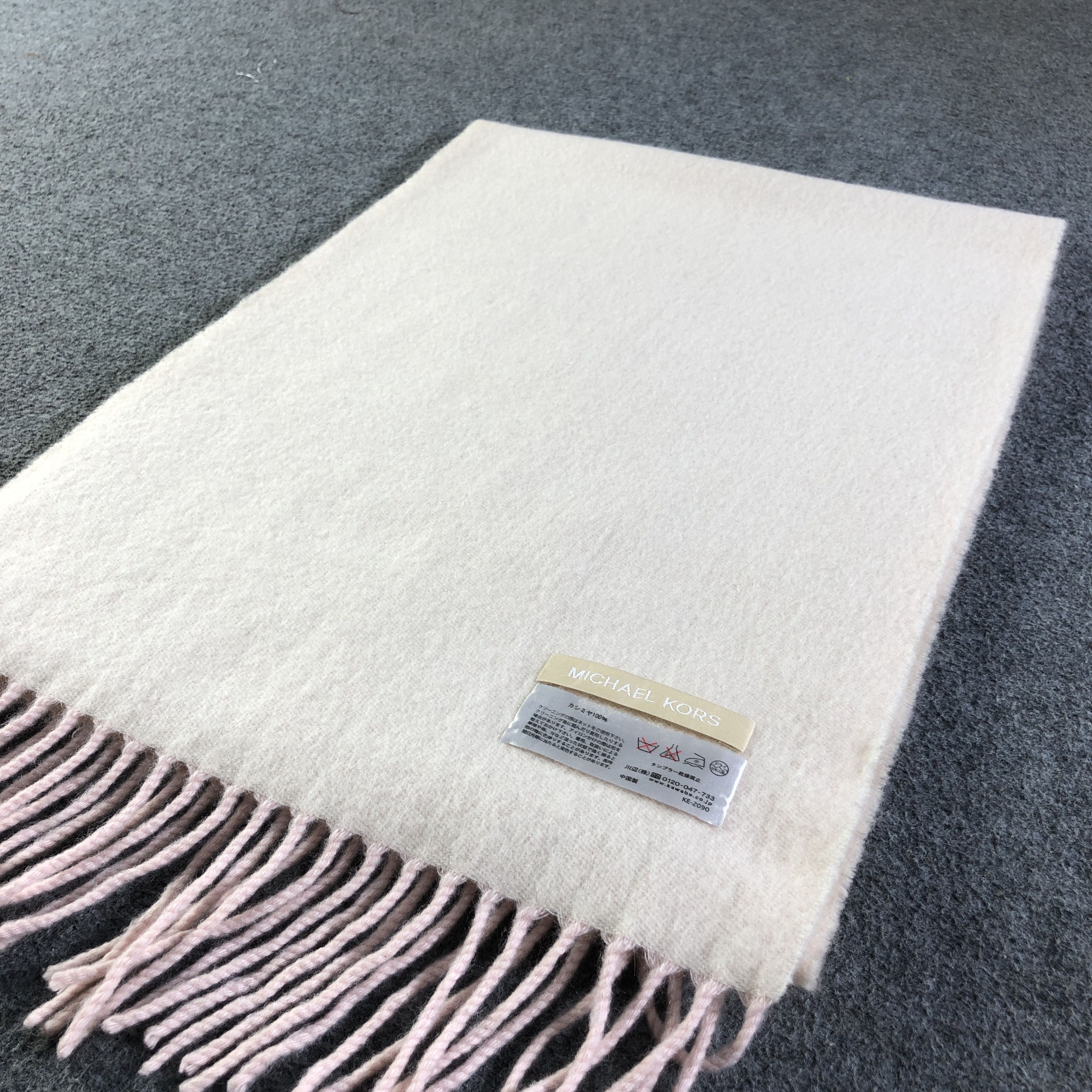 Michael Kors Michael Kors Cashmere Scarf Muffler Neckwear V2612 Size ONE SIZE - 3 Thumbnail