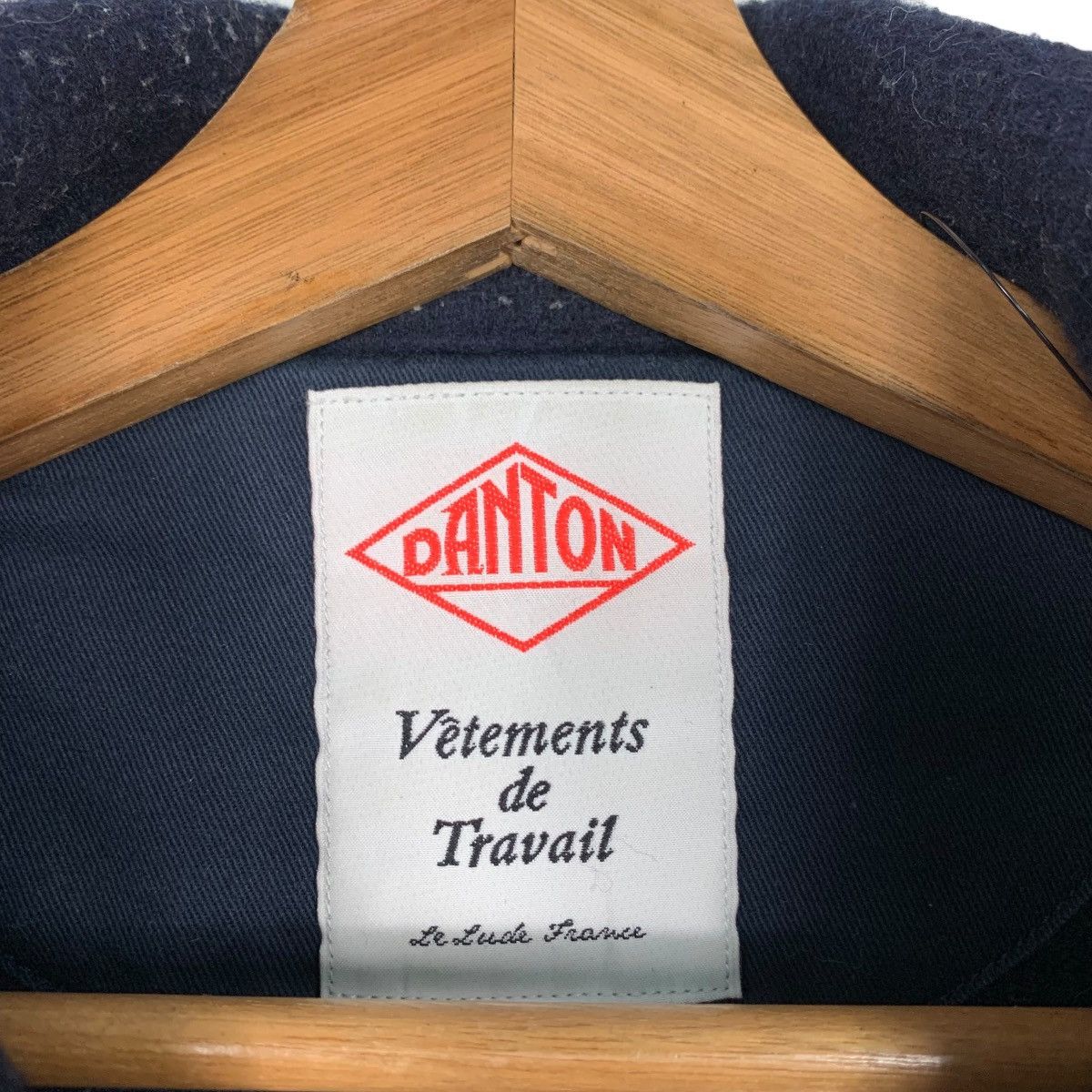 Danton DANTON Vetements de Travail Wool Button Jacket #2126-C93 Size US S / EU 44-46 / 1 - 14 Thumbnail