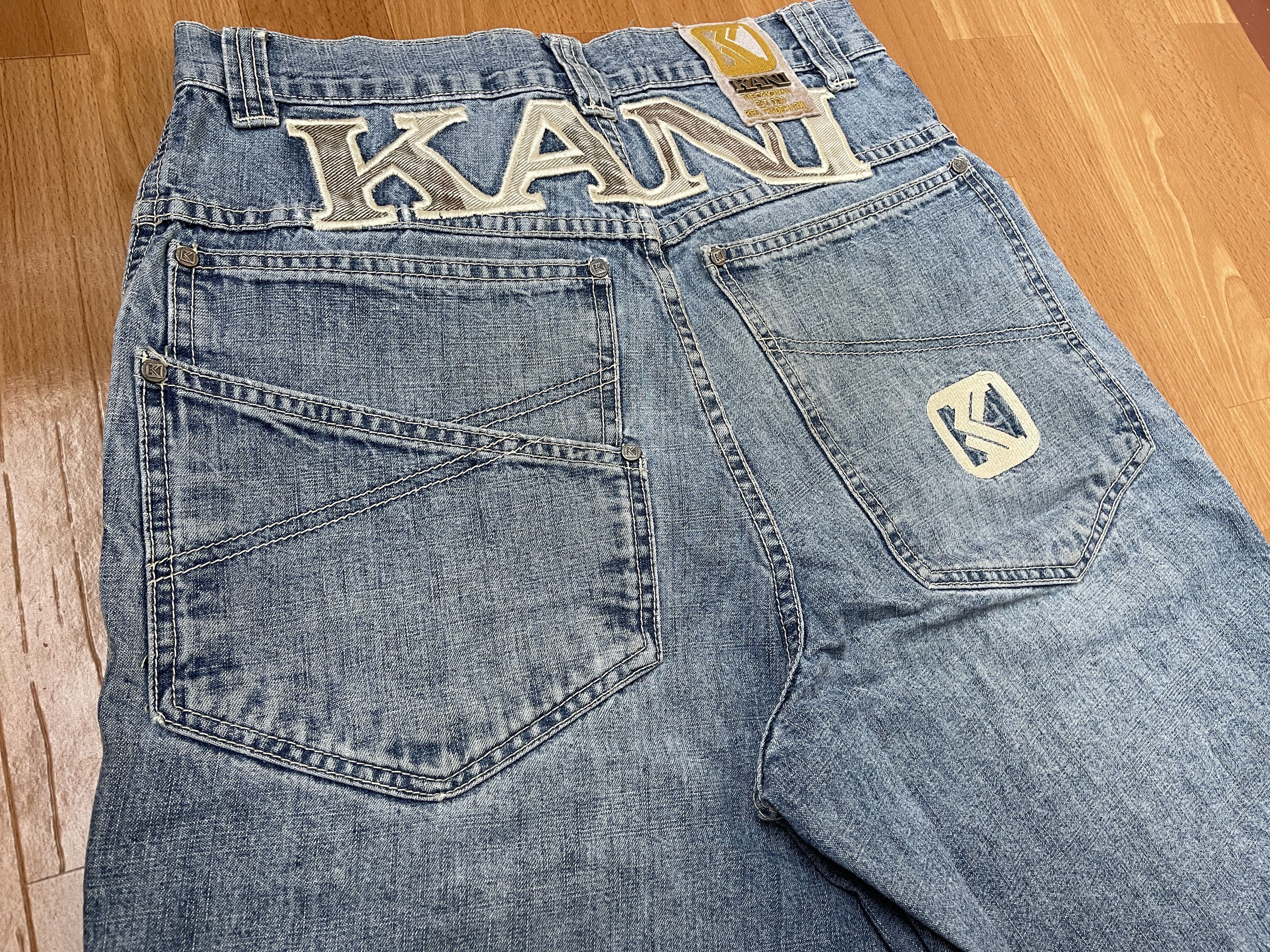 Karl Kani KARL KANI shorts, baggy, vintage Kani jeans 90s hip hop W 28 Size US 28 / EU 44 - 2 Thumbnail