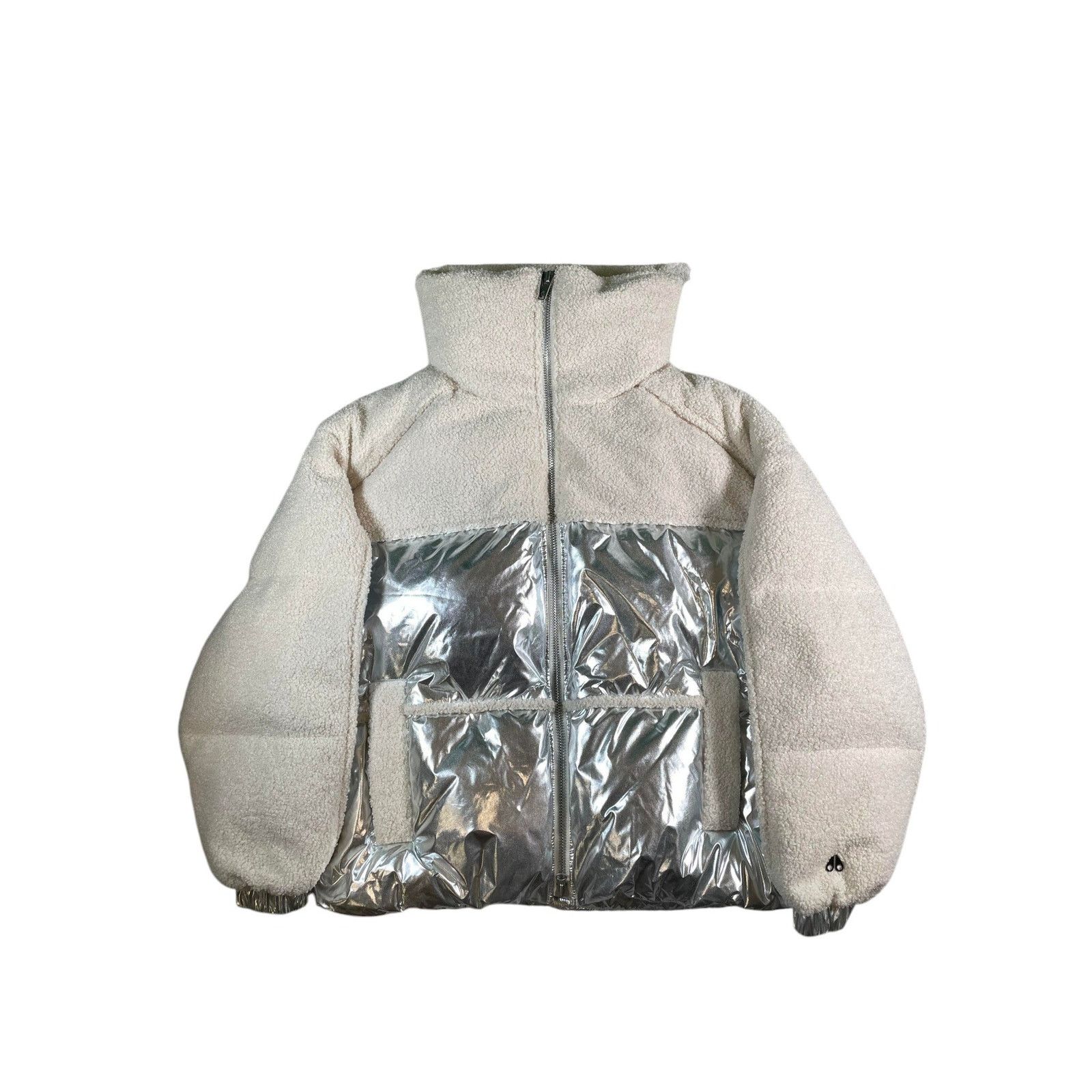 Moose Knuckles Moose Knuckles Ivry Elmira Sherpa Silver Puffer Jacket Size US M / EU 48-50 / 2 - 1 Thumbnail