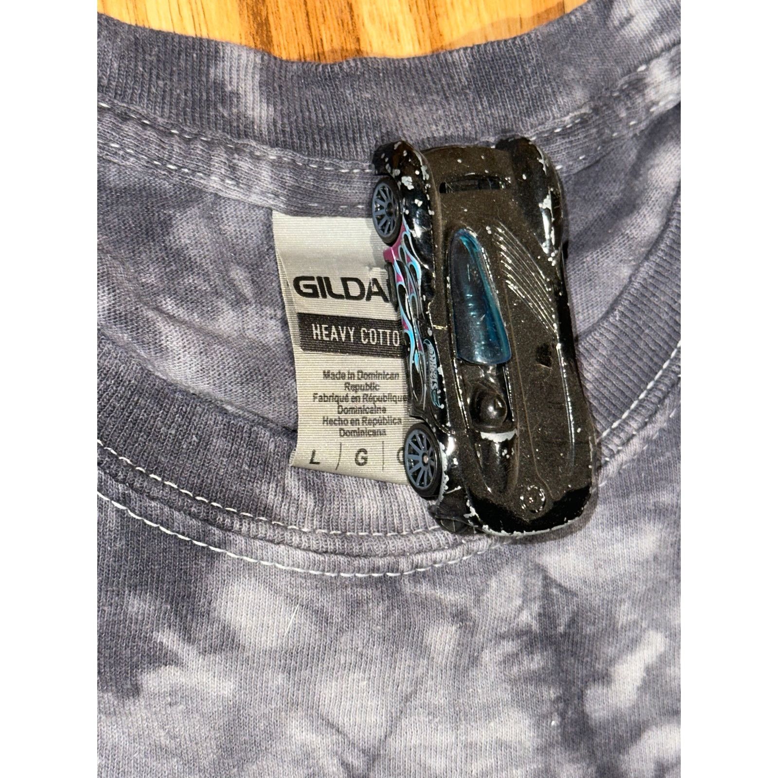 Gildan Sun And Moon Gray Tie Dye Tshirt Size Large Size US L / EU 52-54 / 3 - 6 Thumbnail