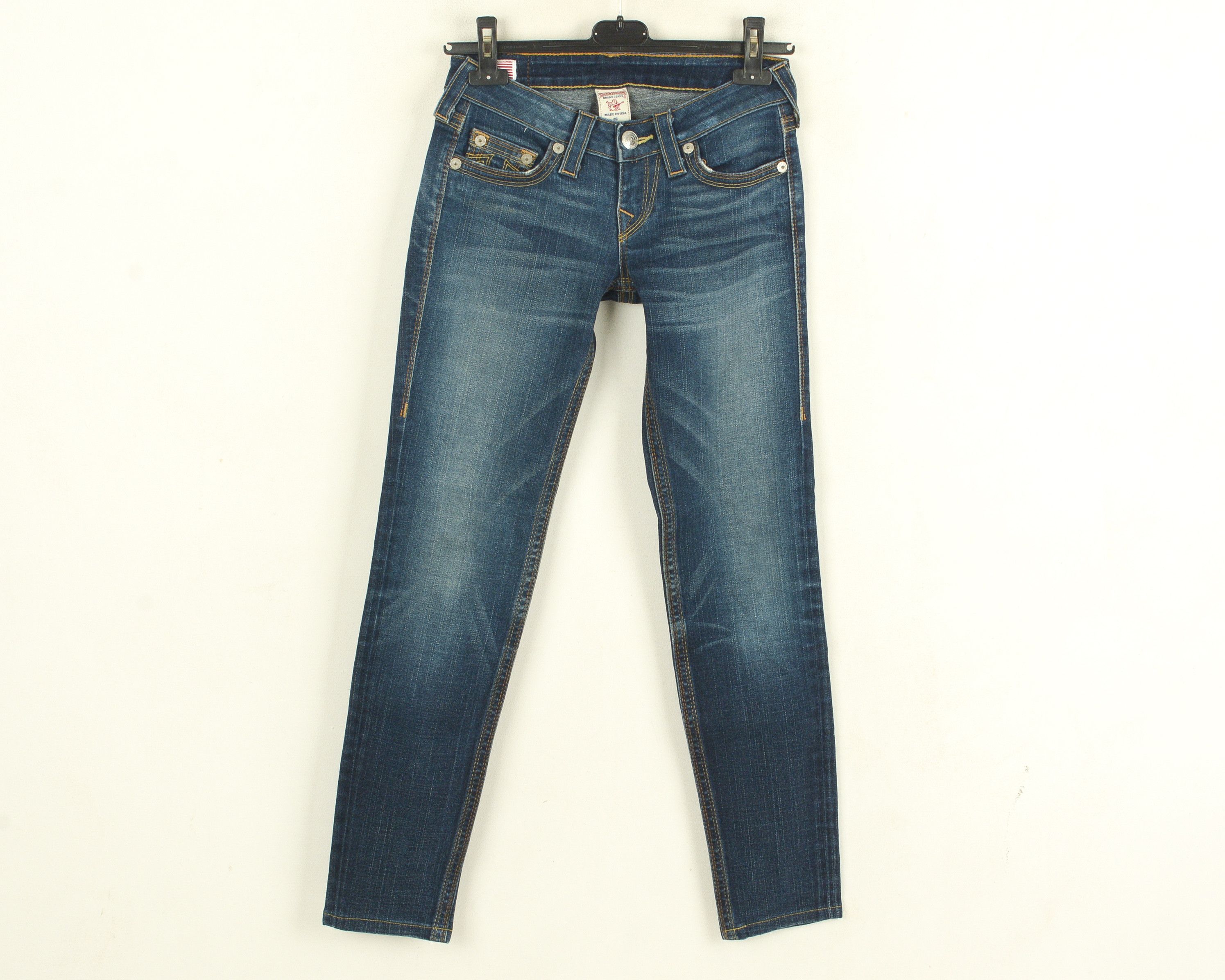 True Religion Stella QT Womens W26 L32 Slim Skinny Jeans Denim Pants Size 26" / US 2 / IT 38 - 1 Thumbnail