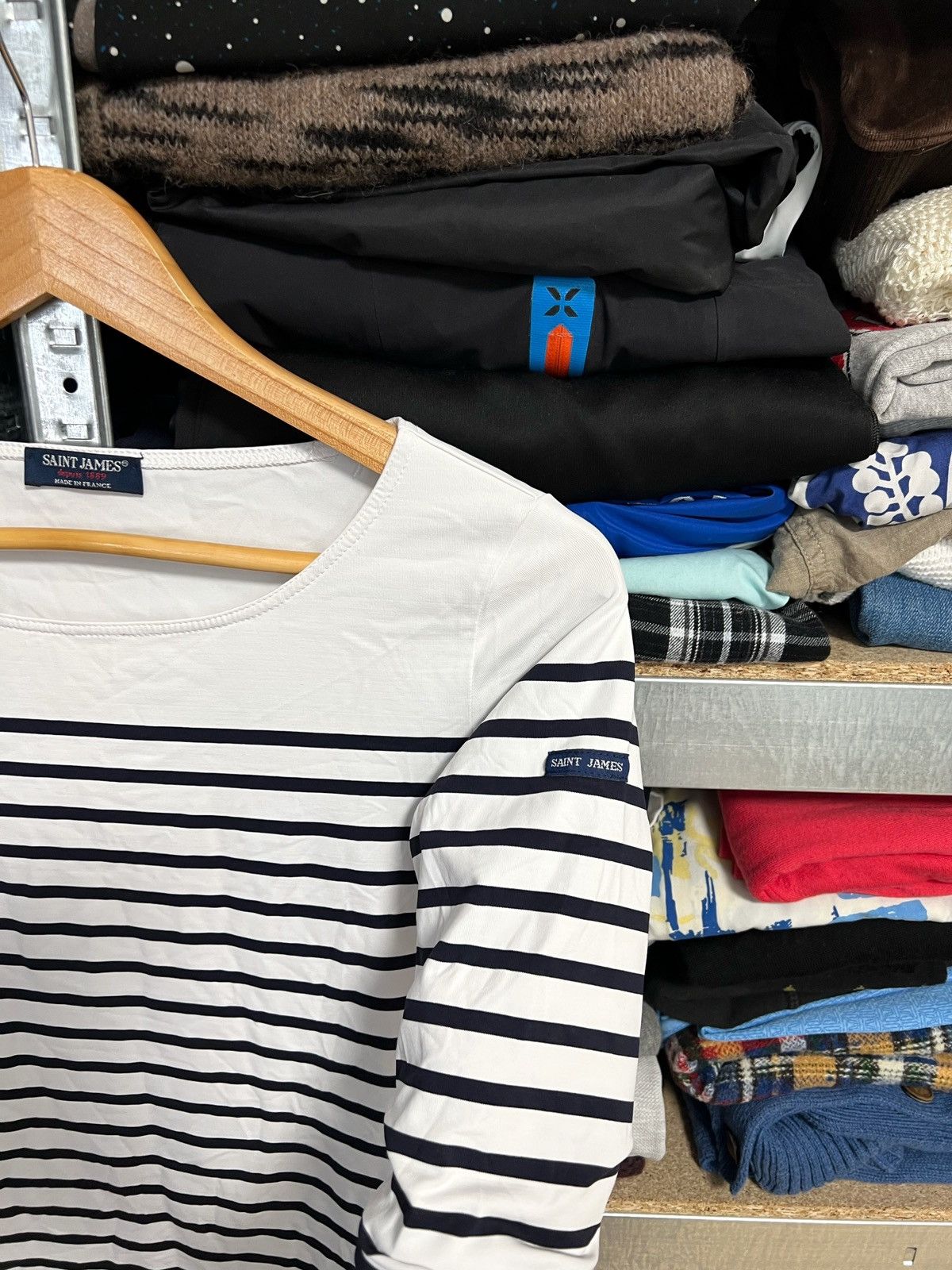 Saint James Asap Rocky Saint James Striped 3/4 Sleeve T-Shirt M Pullover Size M / US 6-8 / IT 42-44 - 4 Thumbnail