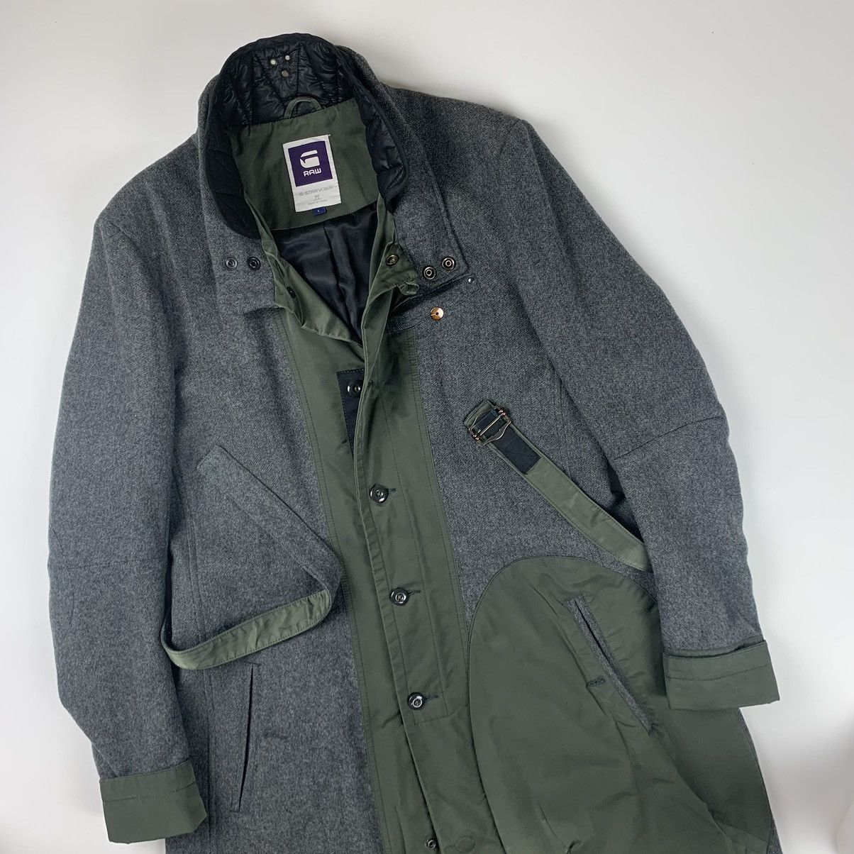 G-Star Avant Garde style Long wool coat by G Star Raw Size M / US 6-8 / IT 42-44 - 2 Thumbnail