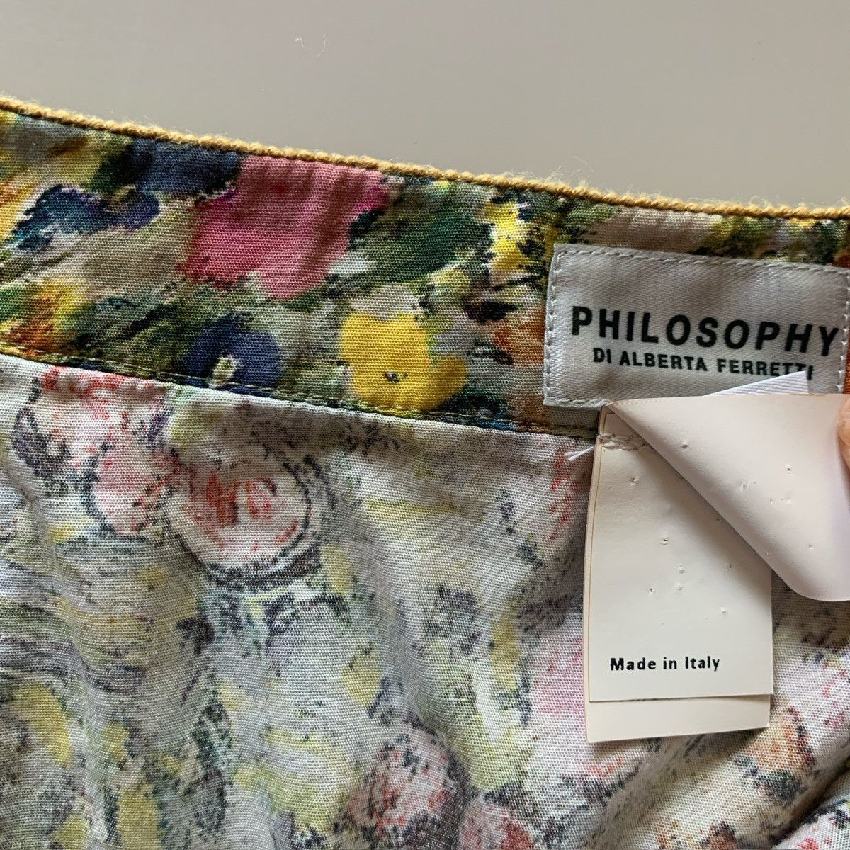 Alberta Ferretti Philosophy 🇮🇹 di Alberta Ferretti Floral G.Klimt Summer Skirt Size 34" / US 12 / IT 48 - 8 Thumbnail