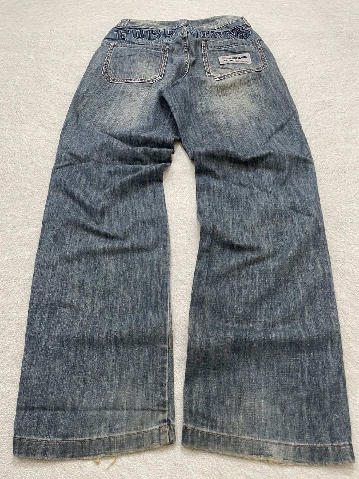 Fubu 2000s Fubu Retro Denim Embroidered Y2K Size US 27 - 2 Thumbnail