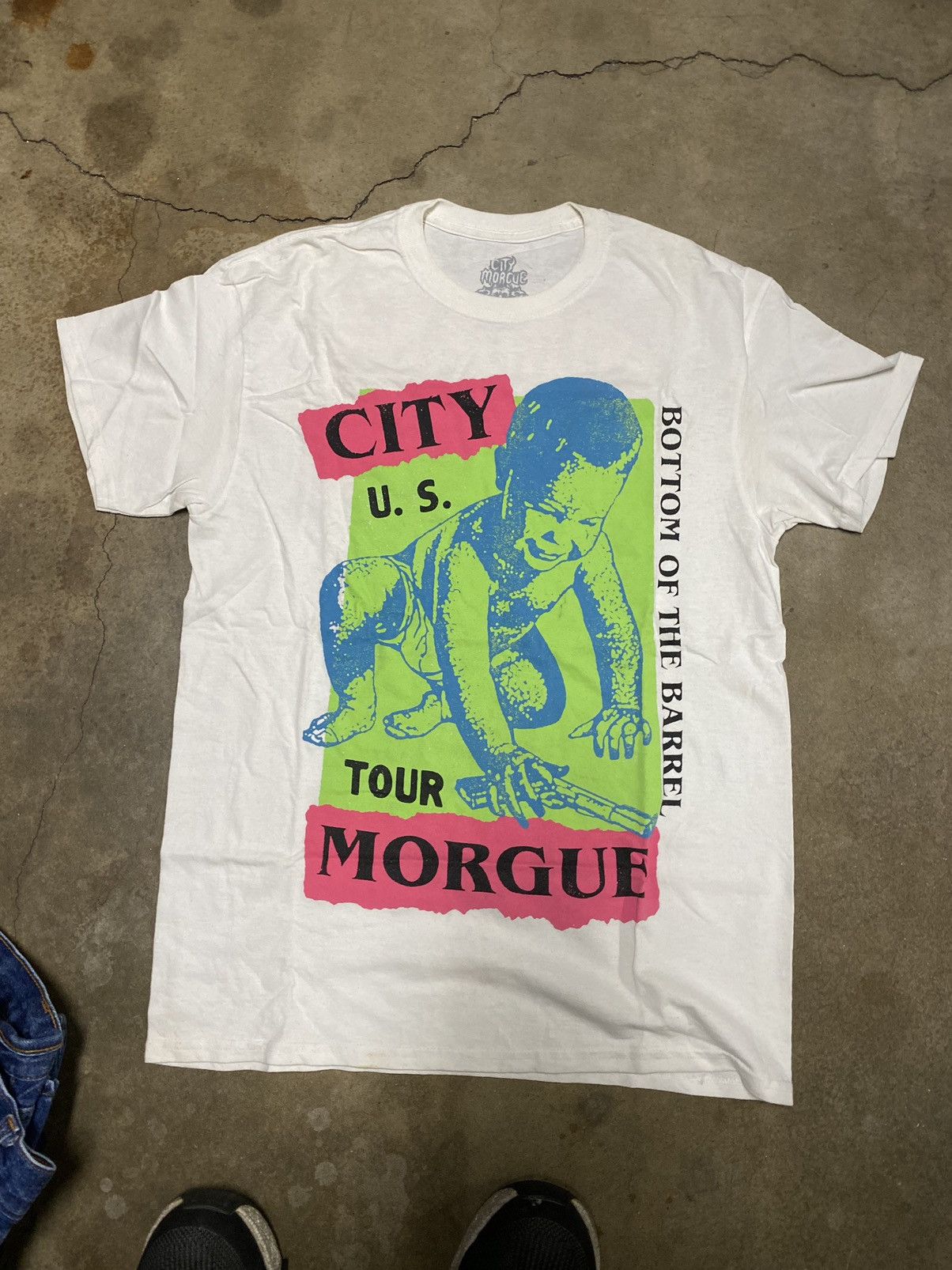 City Morgue × Missing Since Thursday × Vlone City Morgue Bottom of the Barrel tour 2022 size M Size US M / EU 48-50 / 2 - 1 Thumbnail
