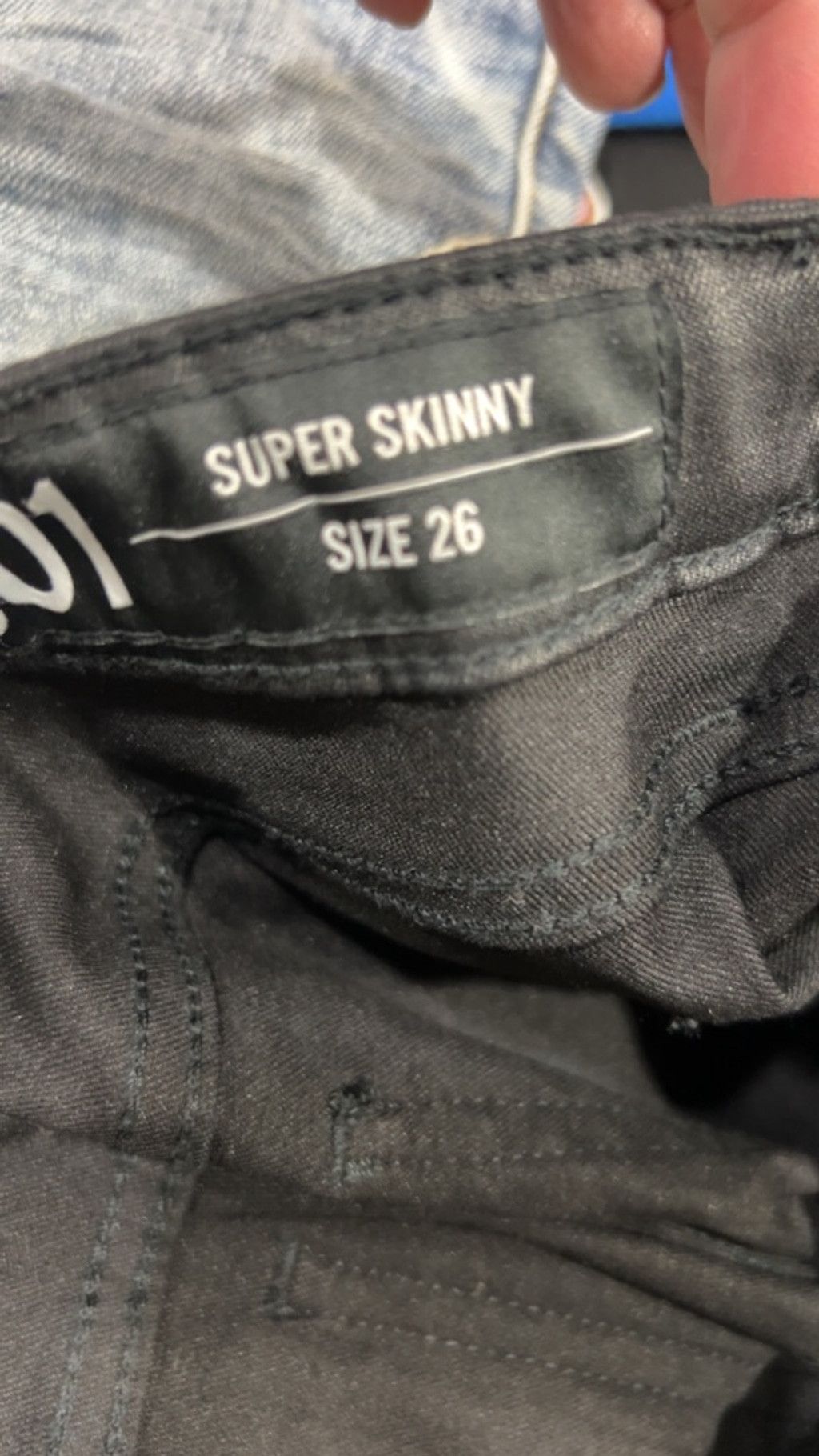 Armani Exchange Women's Armani Exchange Black Super Skinny Jeans Size 26 Jo1 Size 26" / US 2 / IT 38 - 5 Thumbnail